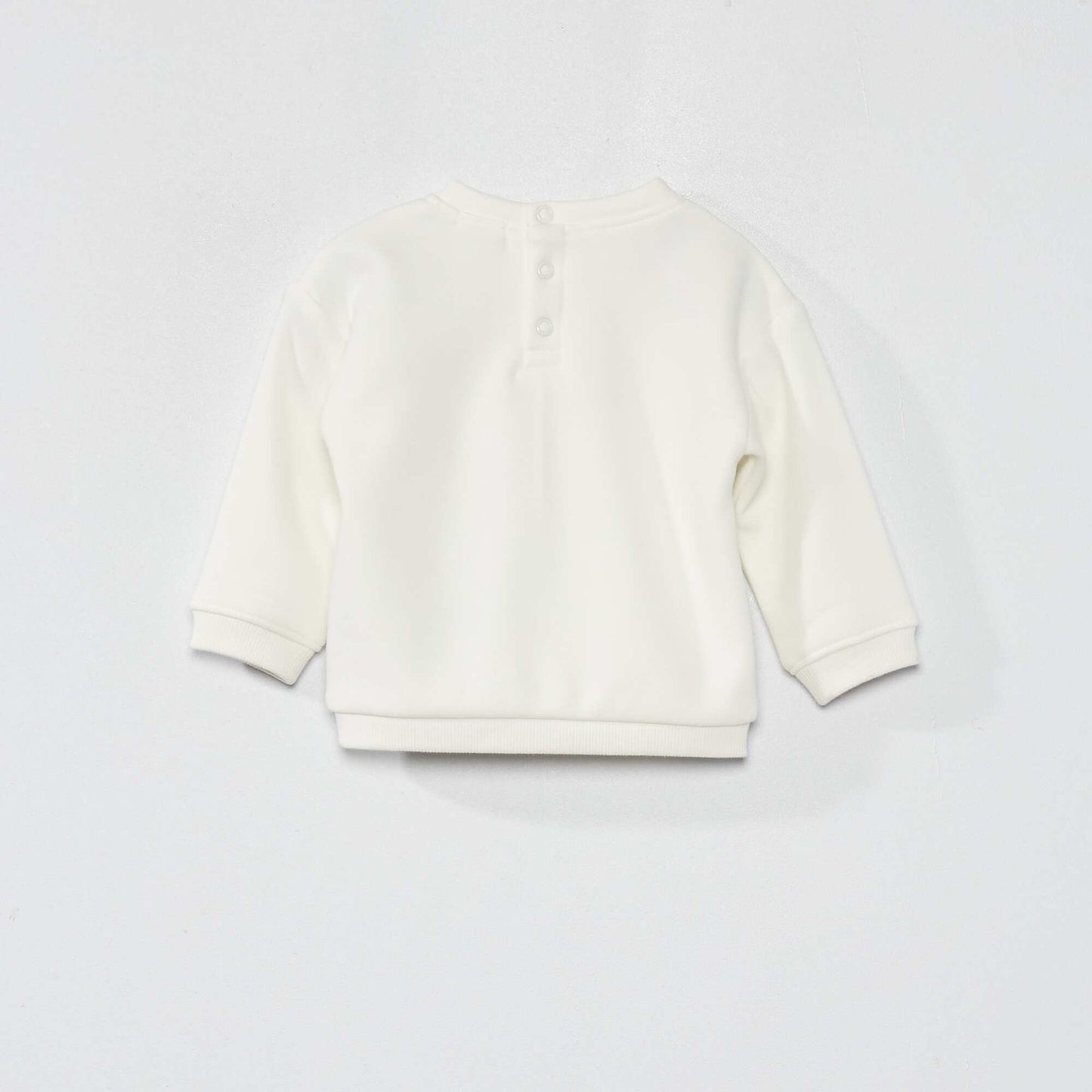 Sweat en molleton 'amies' Blanc