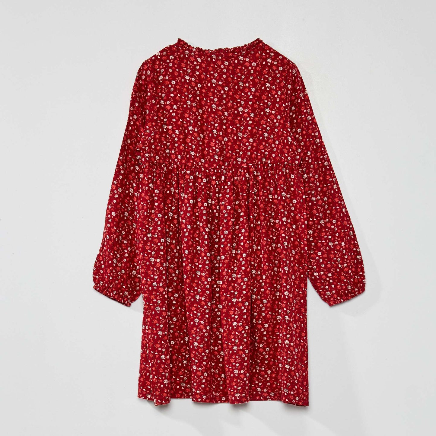 Robe fleurie vas e Rouge