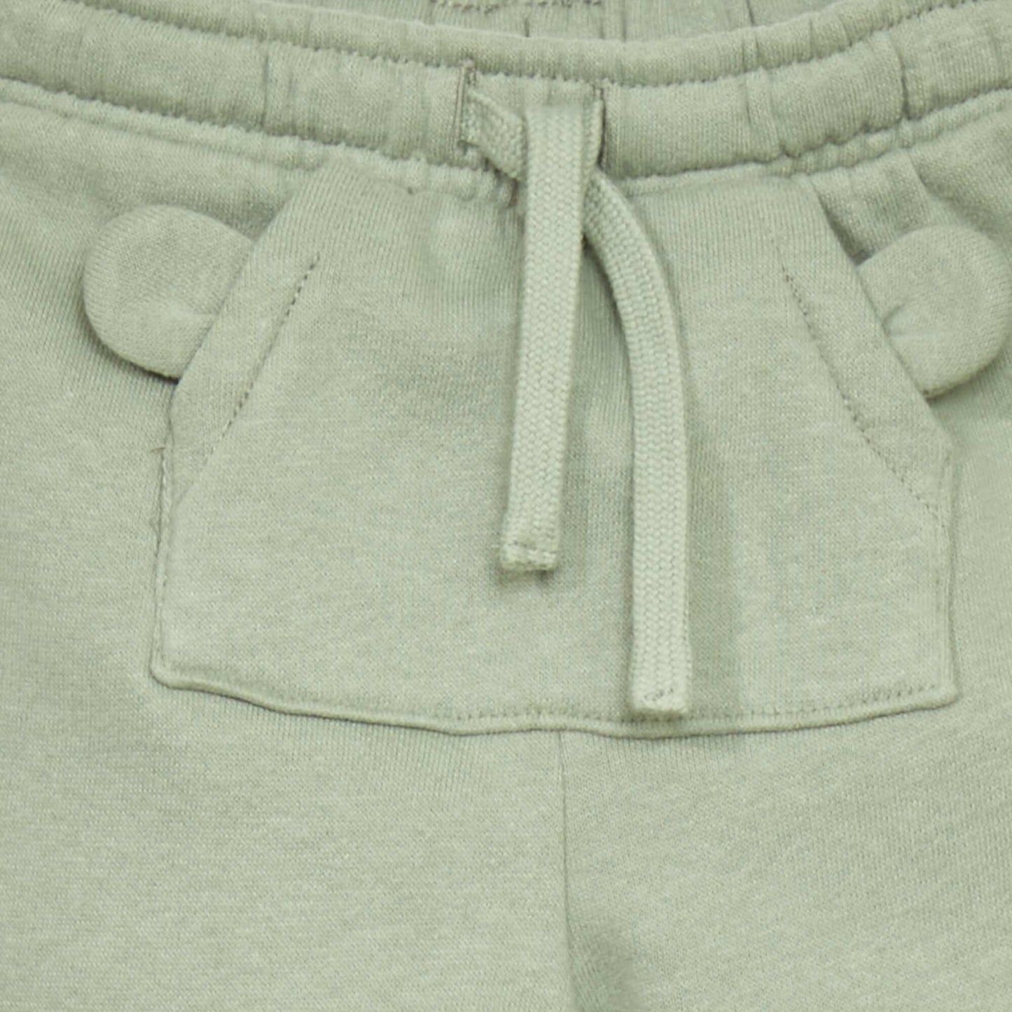 Pantalon de jogging en molleton vert gris