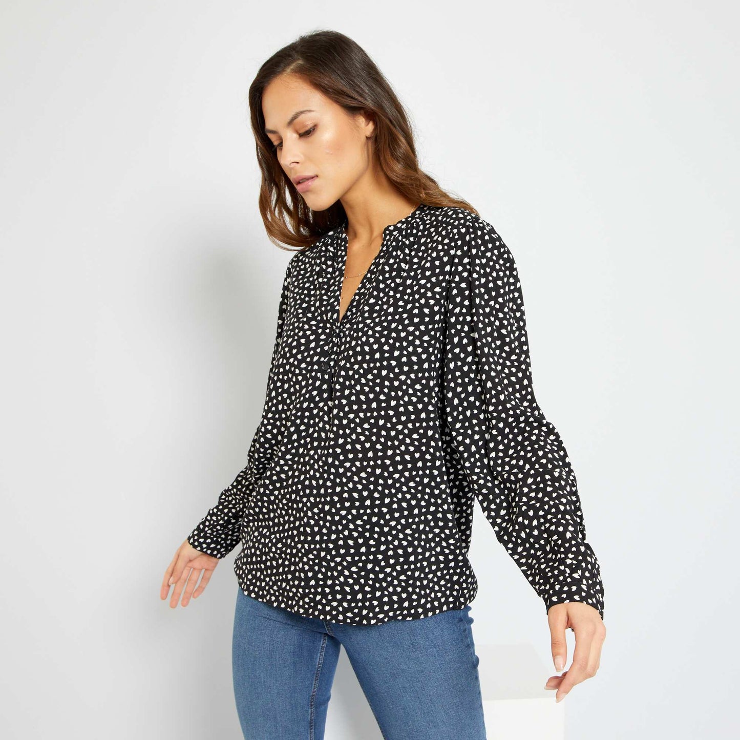 Blouse fluide Noir