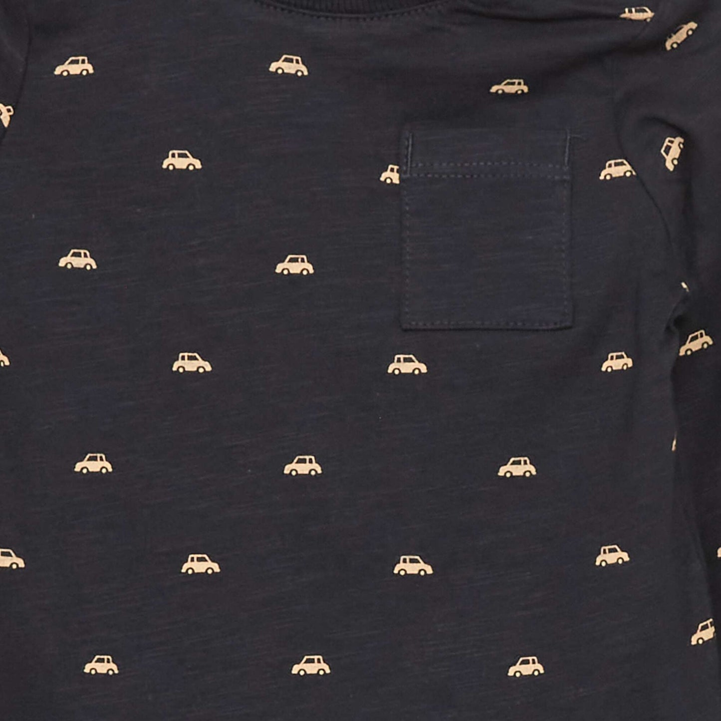T-shirt en jersey avec imprim Bleu marine