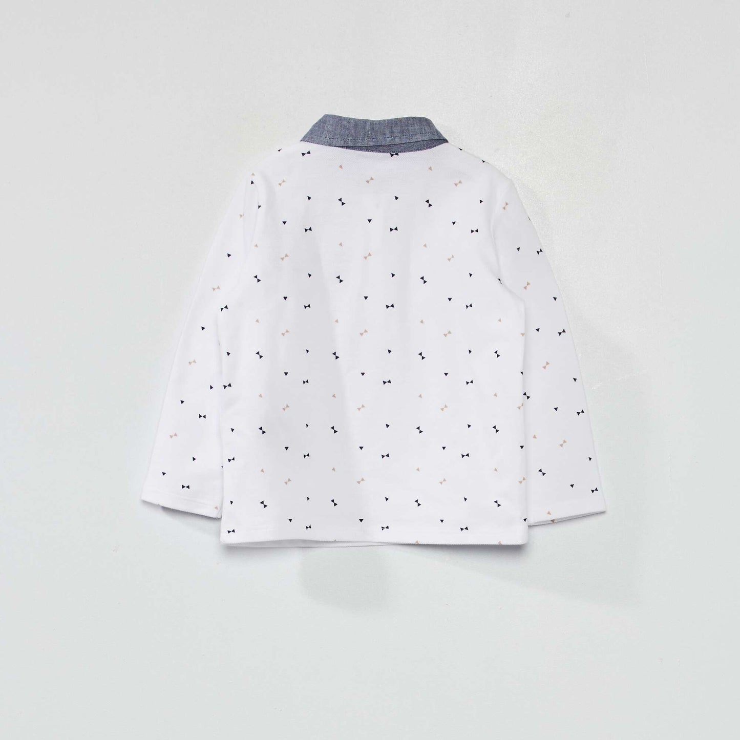 Polo en piqu de coton Blanc