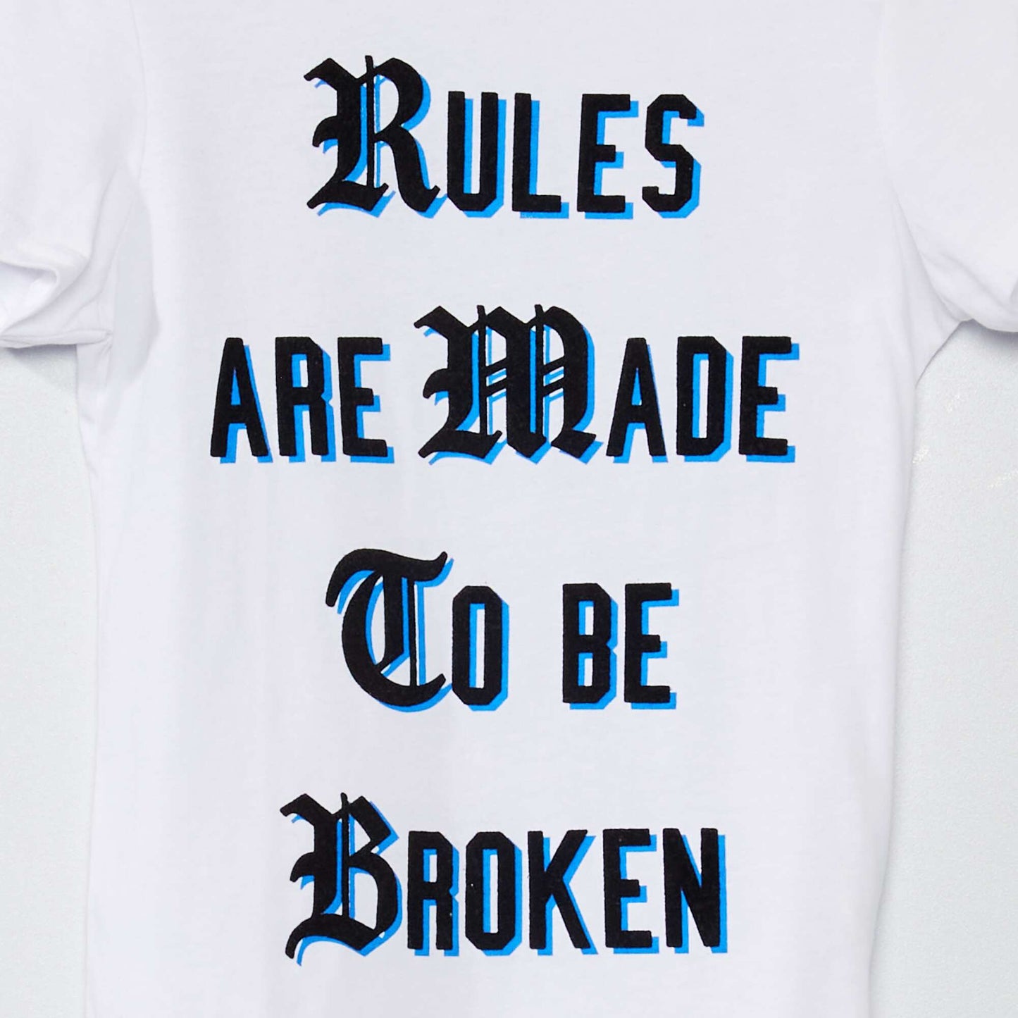 Tee-shirt imprim Blanc