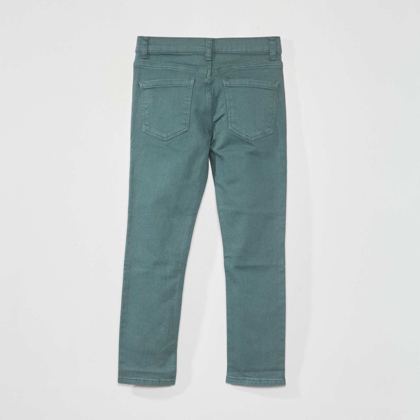 Jean slim 5 poches Bleu vert