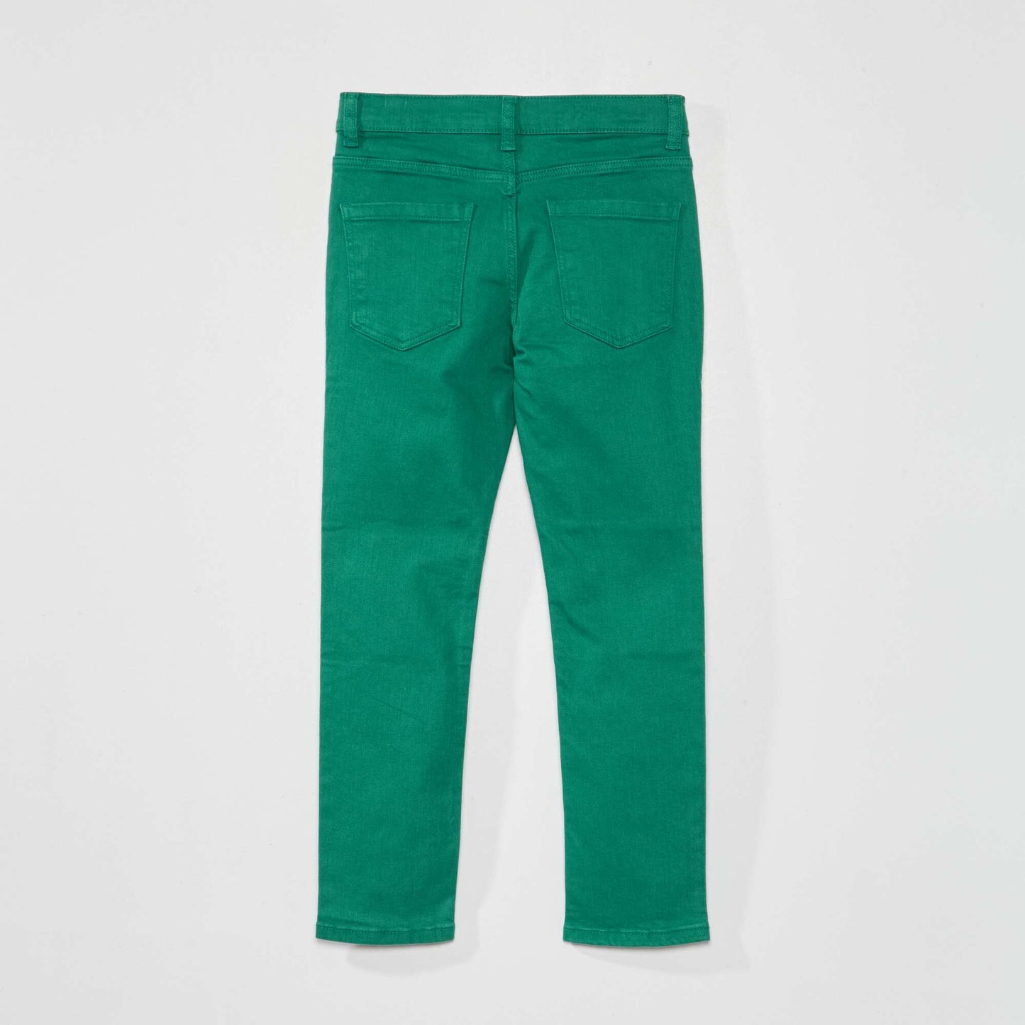 Jean slim 5 poches Vert