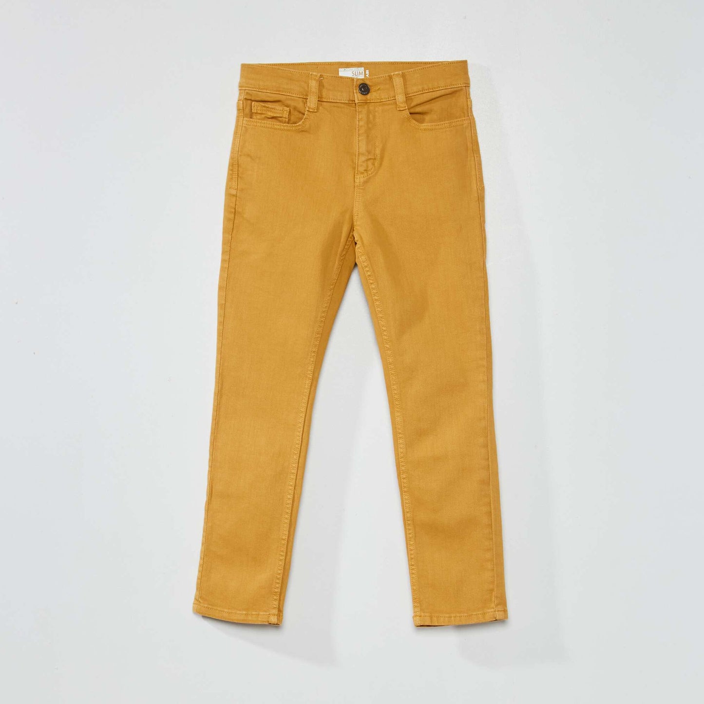 Jean slim 5 poches Beige