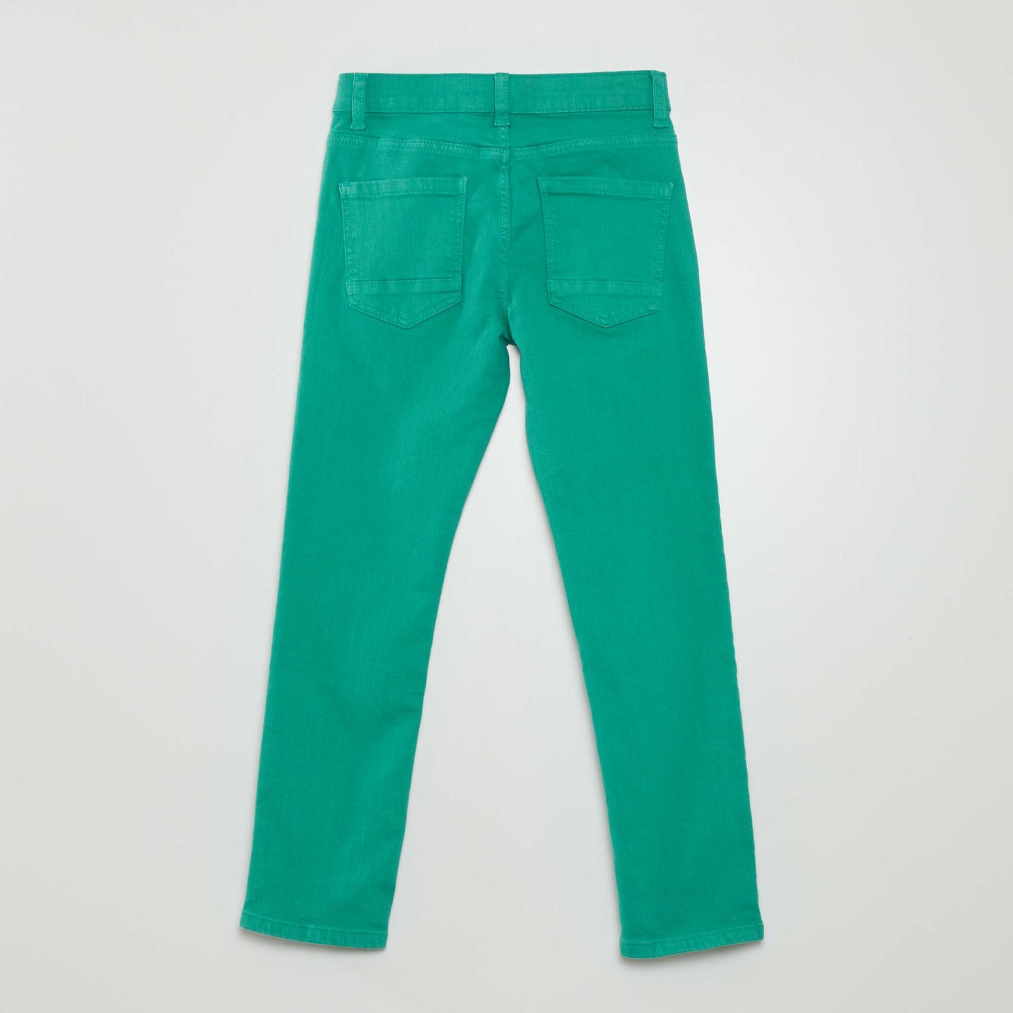 Jean slim 5 poches Vert