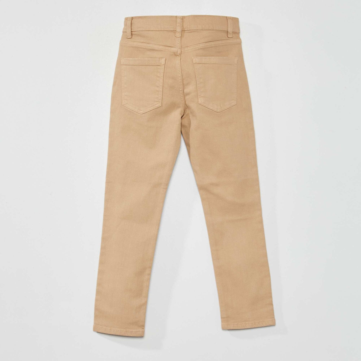 Jean slim 5 poches Beige
