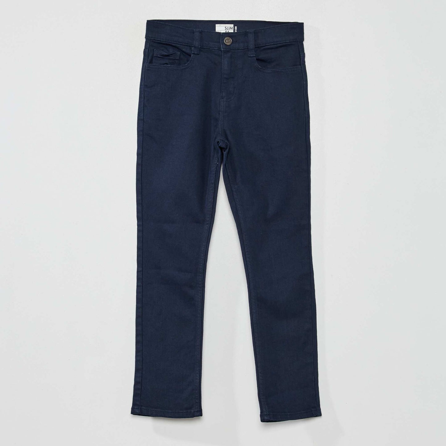 Jean slim 5 poches bleu marine