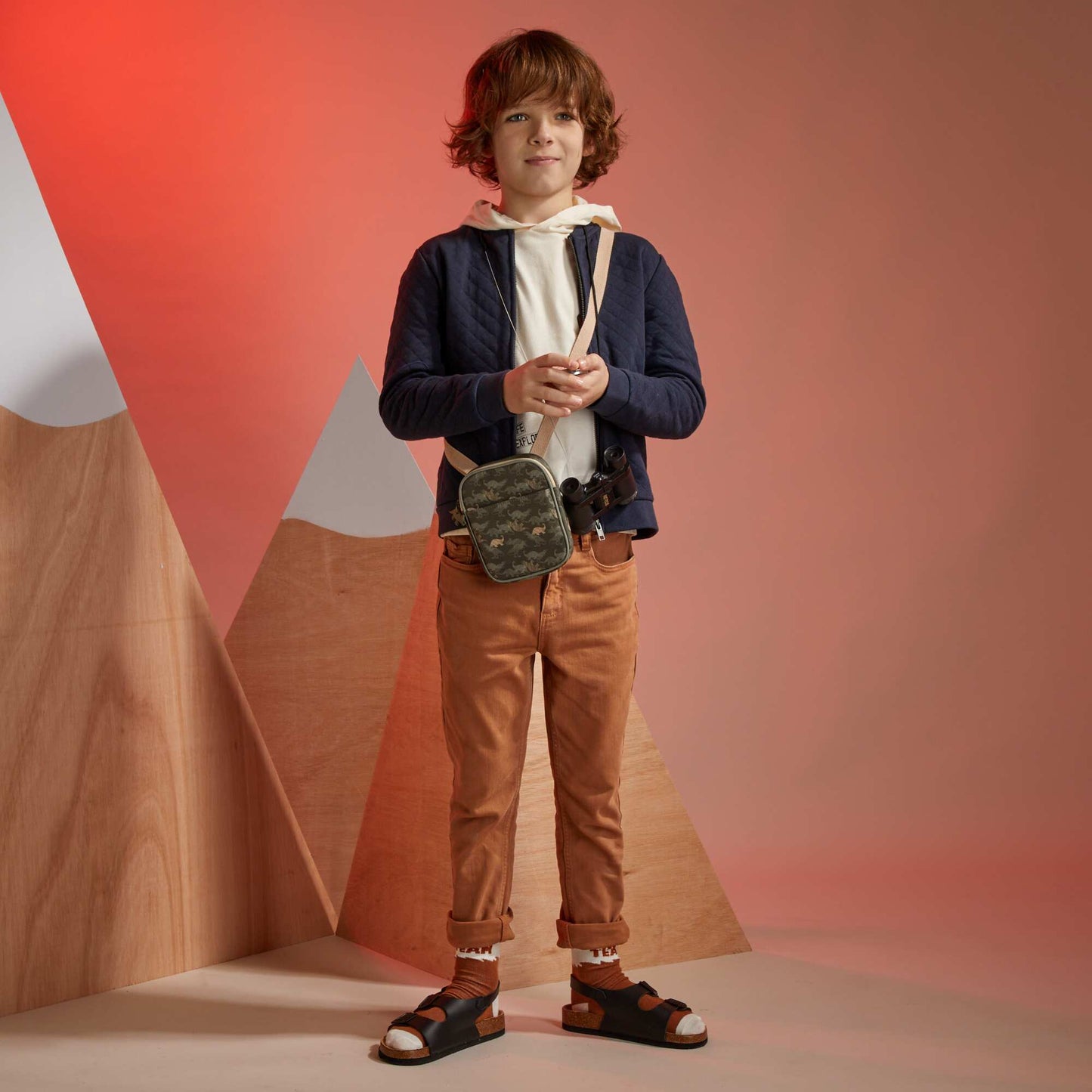 Jean slim 5 poches Marron