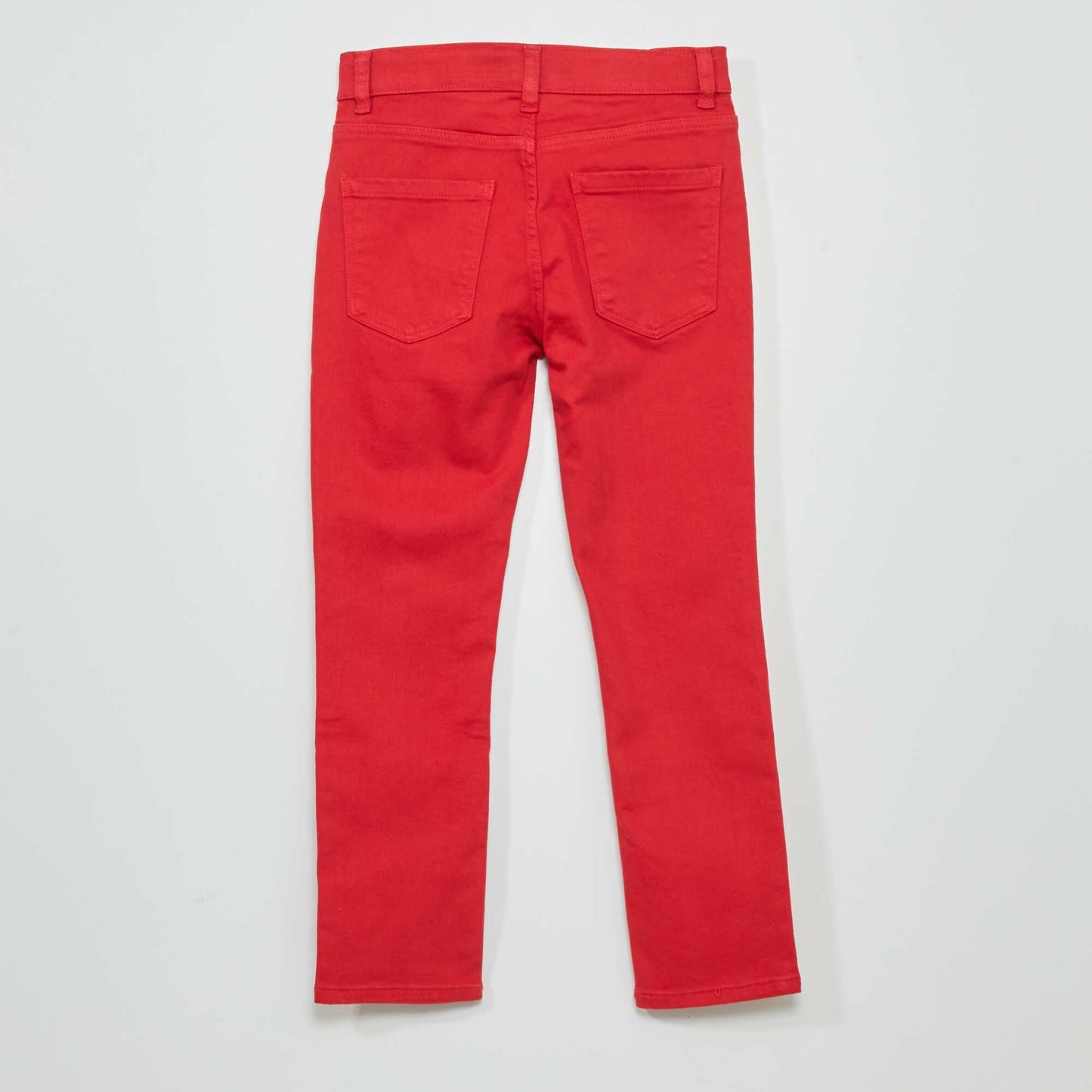 Jean slim 5 poches Rouge