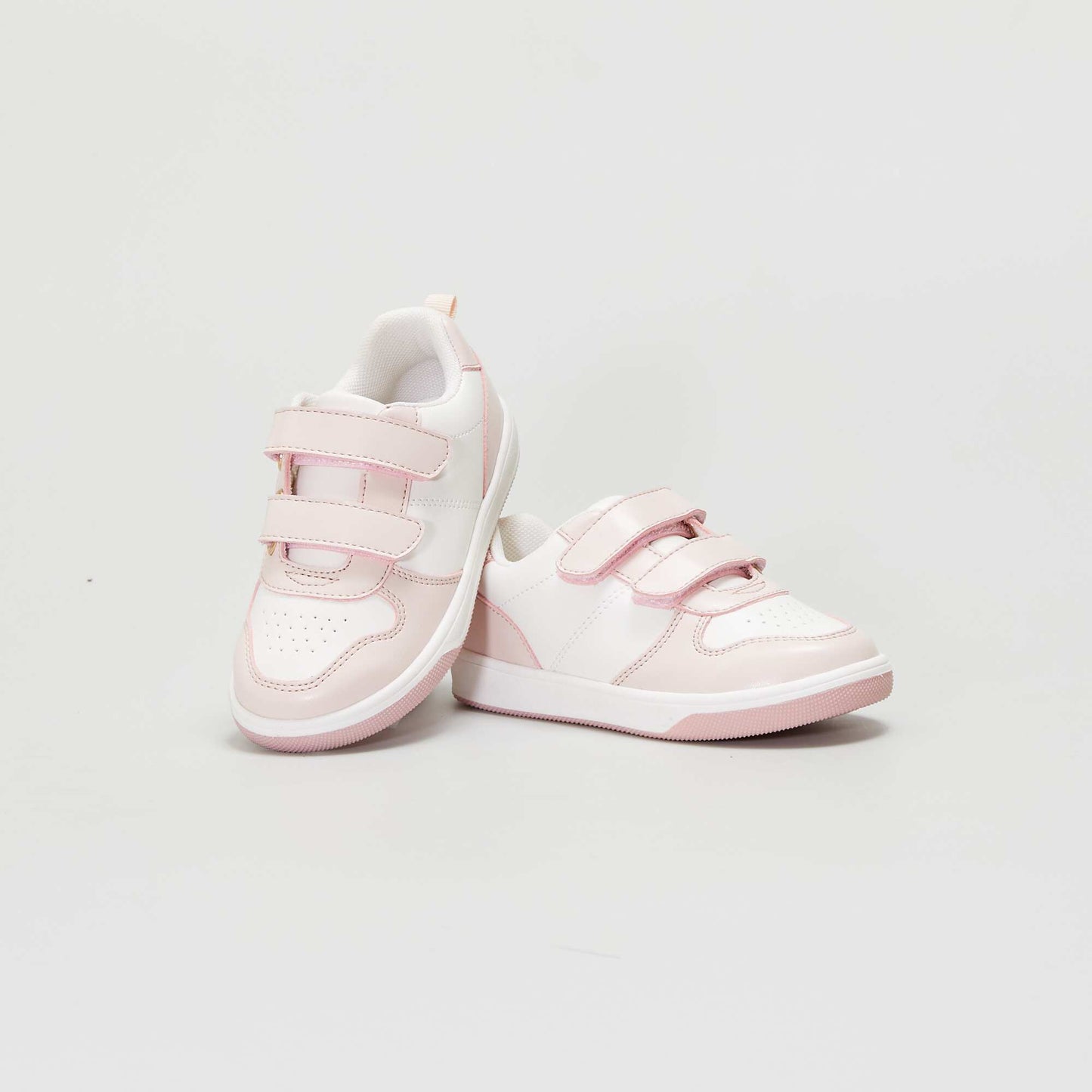 Baskets de ville scratchs Rose