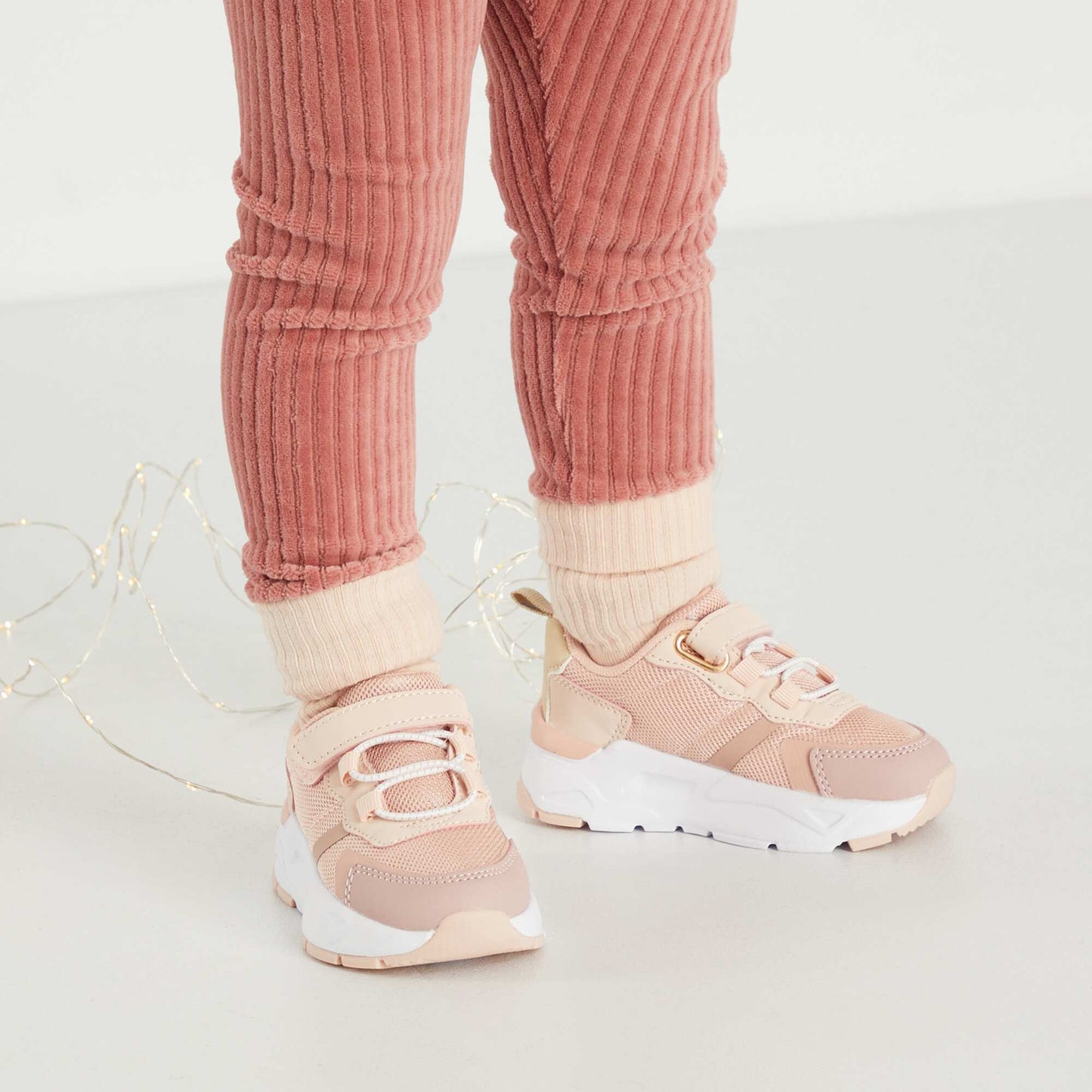 Baskets esprit running Rose