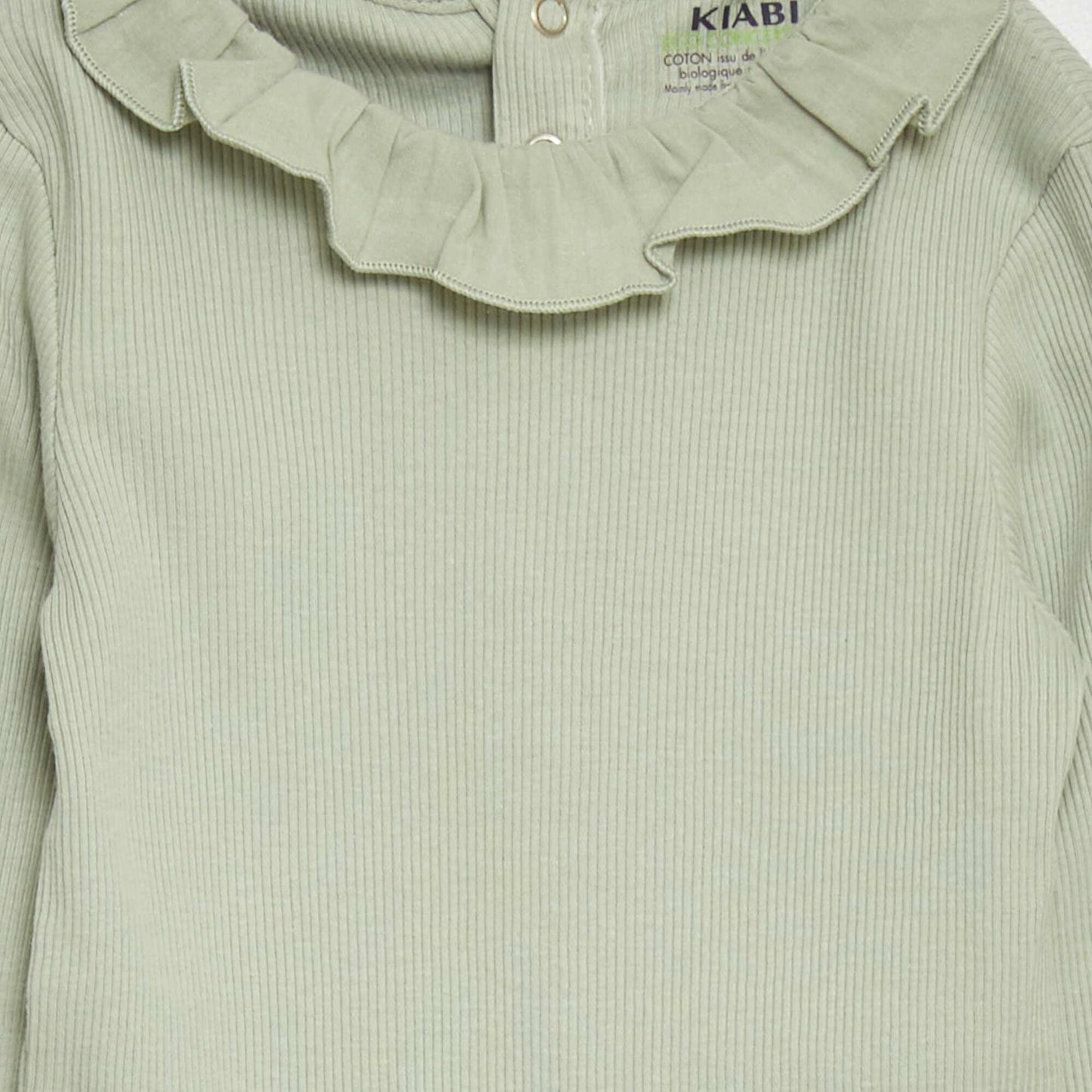 Body en maille c tel e vert cendr