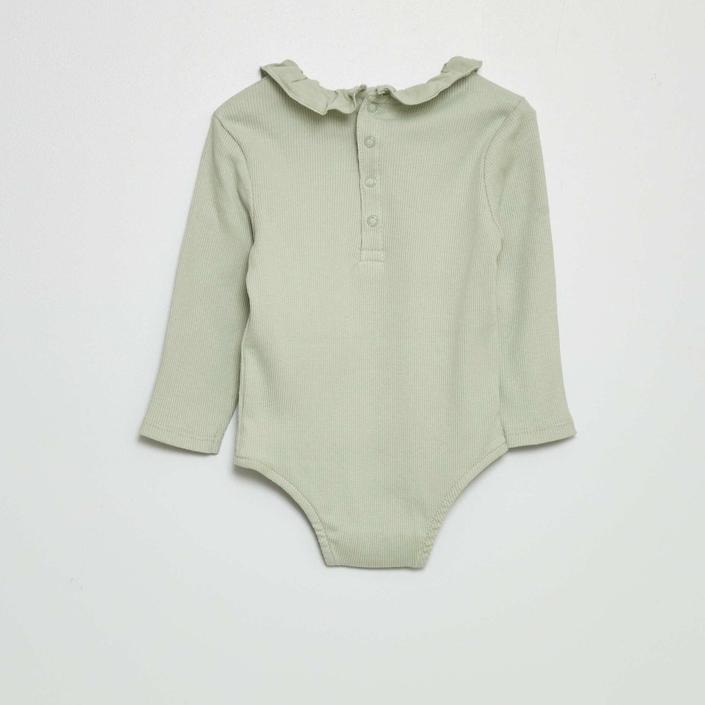 Body en maille c tel e vert cendr
