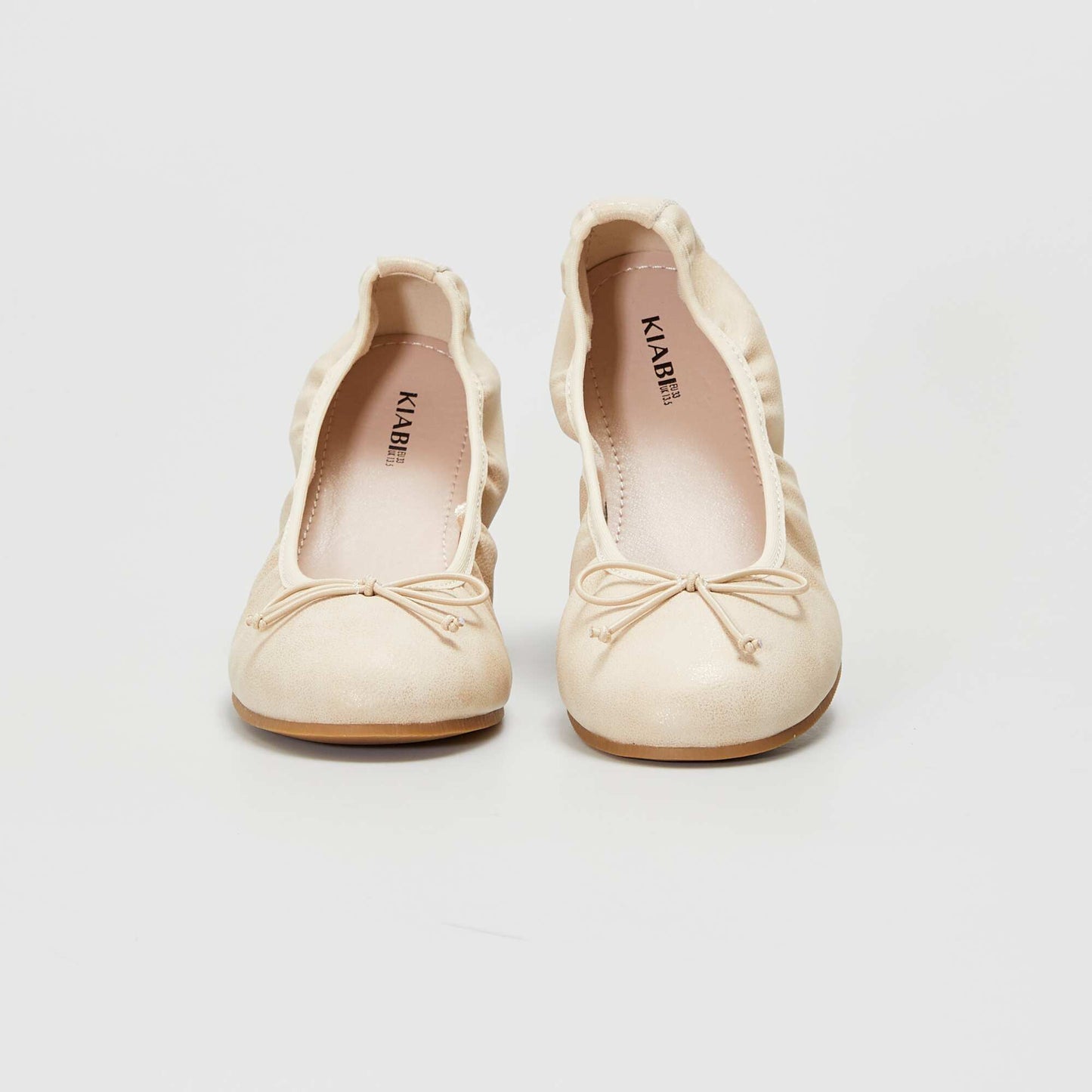 Ballerines avec n uds fantaisies Beige