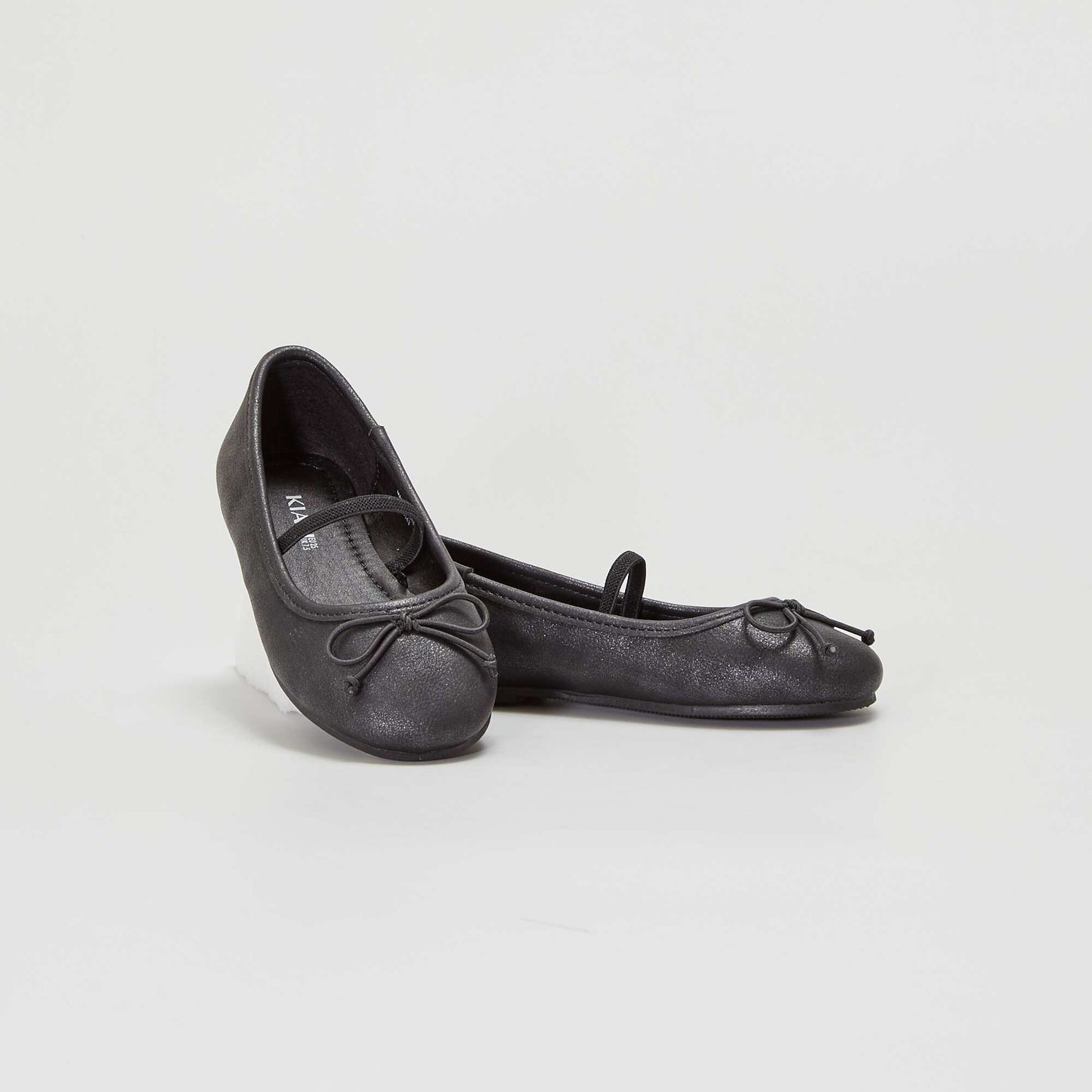 Ballerines avec n uds fantaisie Noir