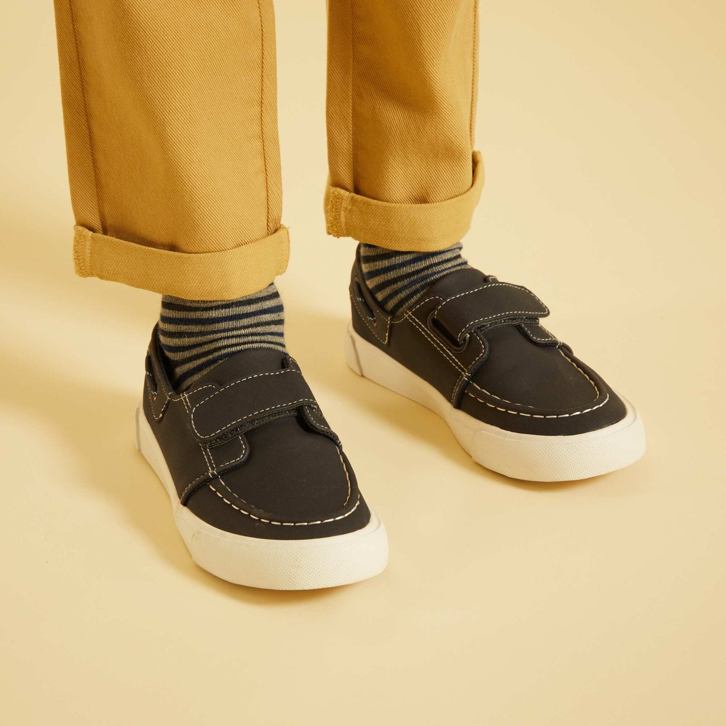 Chaussures forme 'bateau' Bleu