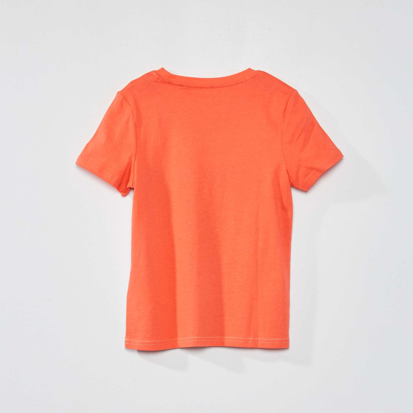 Tee-shirt color block Orange