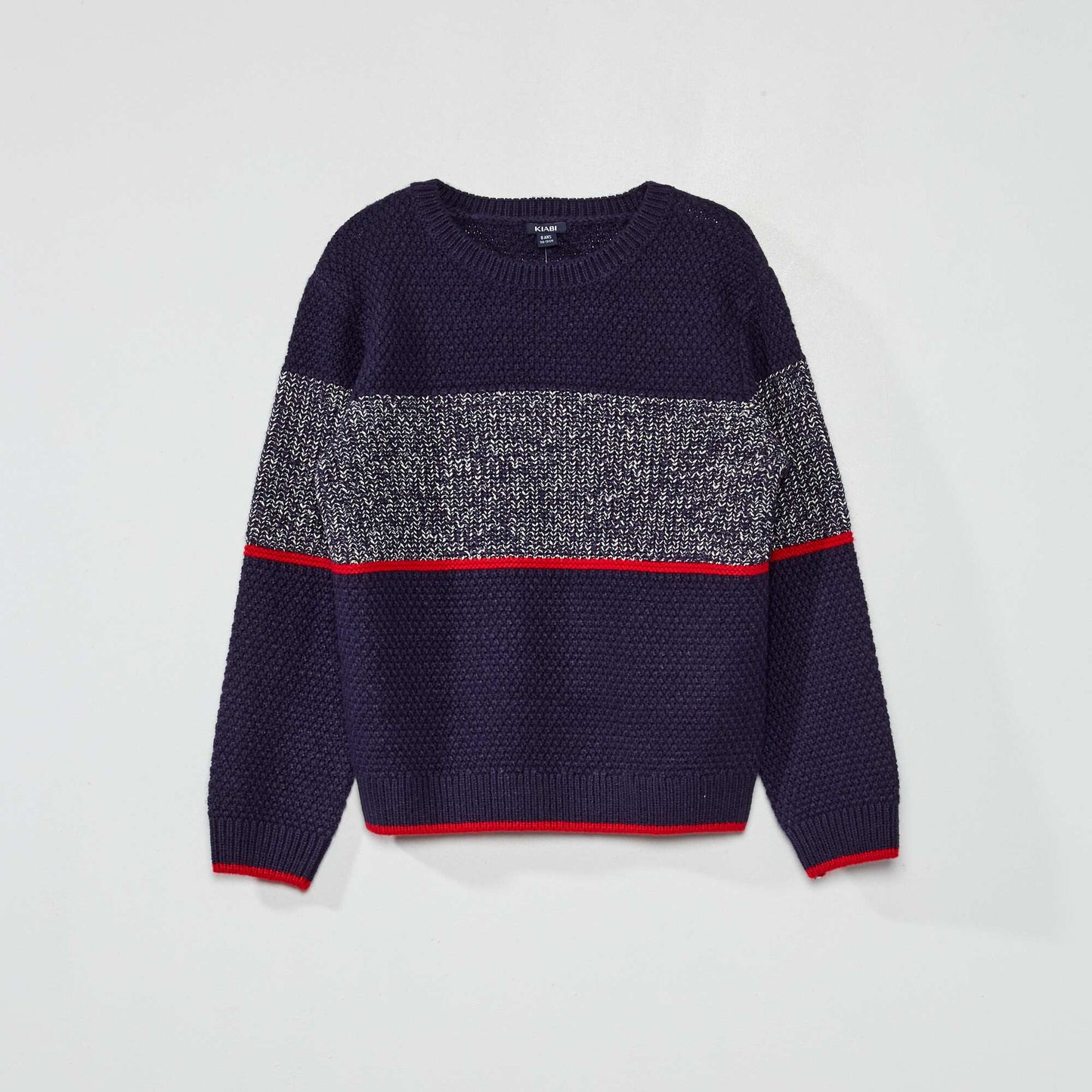 Pull en grosse maille Bleu