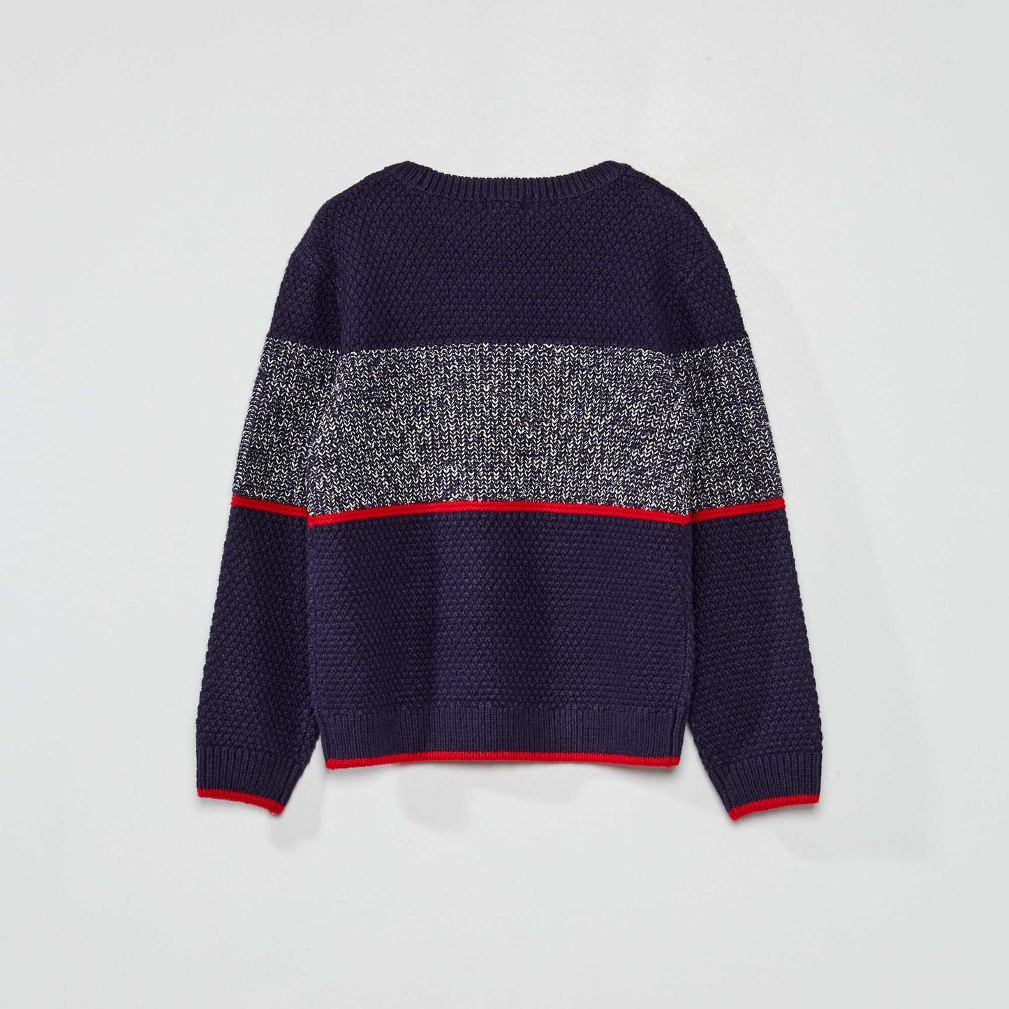 Pull en grosse maille Bleu