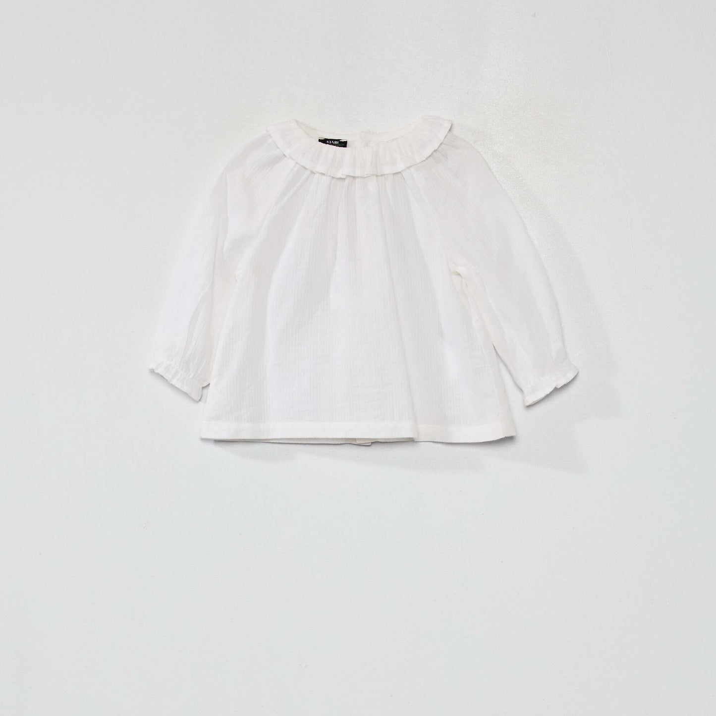Blouse en coton blanc
