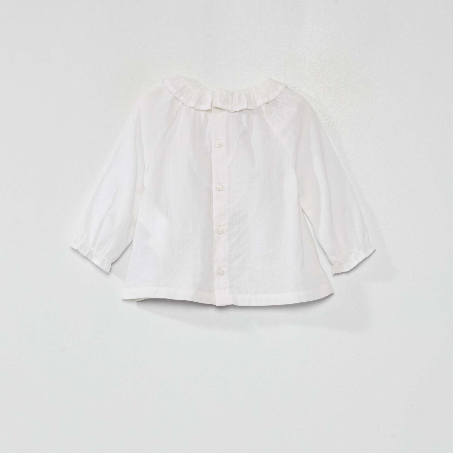 Blouse en coton blanc