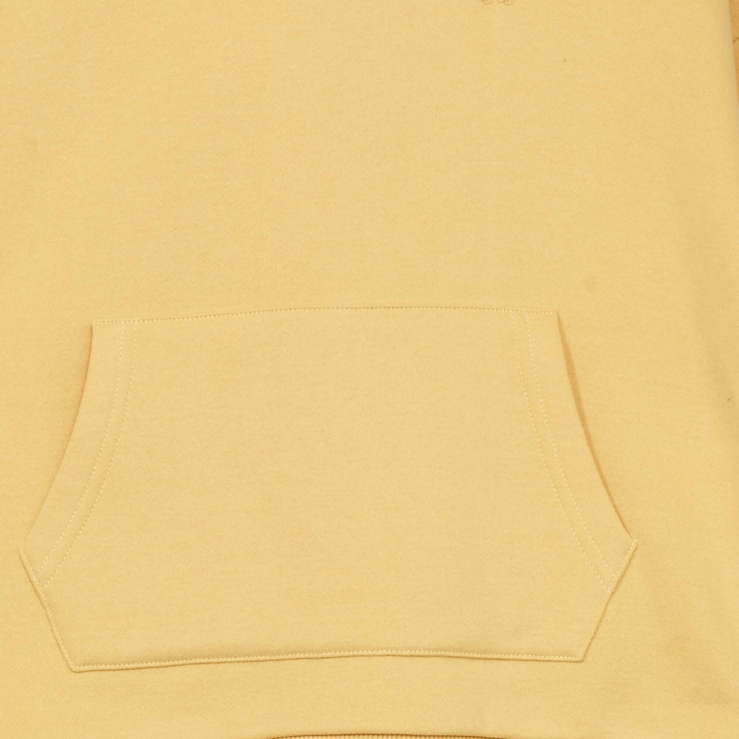 Sweat uni capuche Jaune