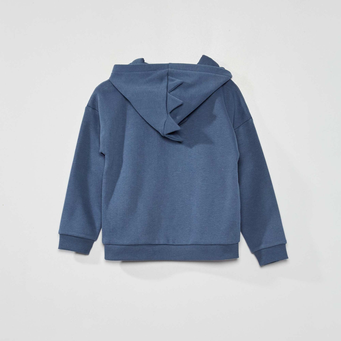 Sweat uni capuche Bleu