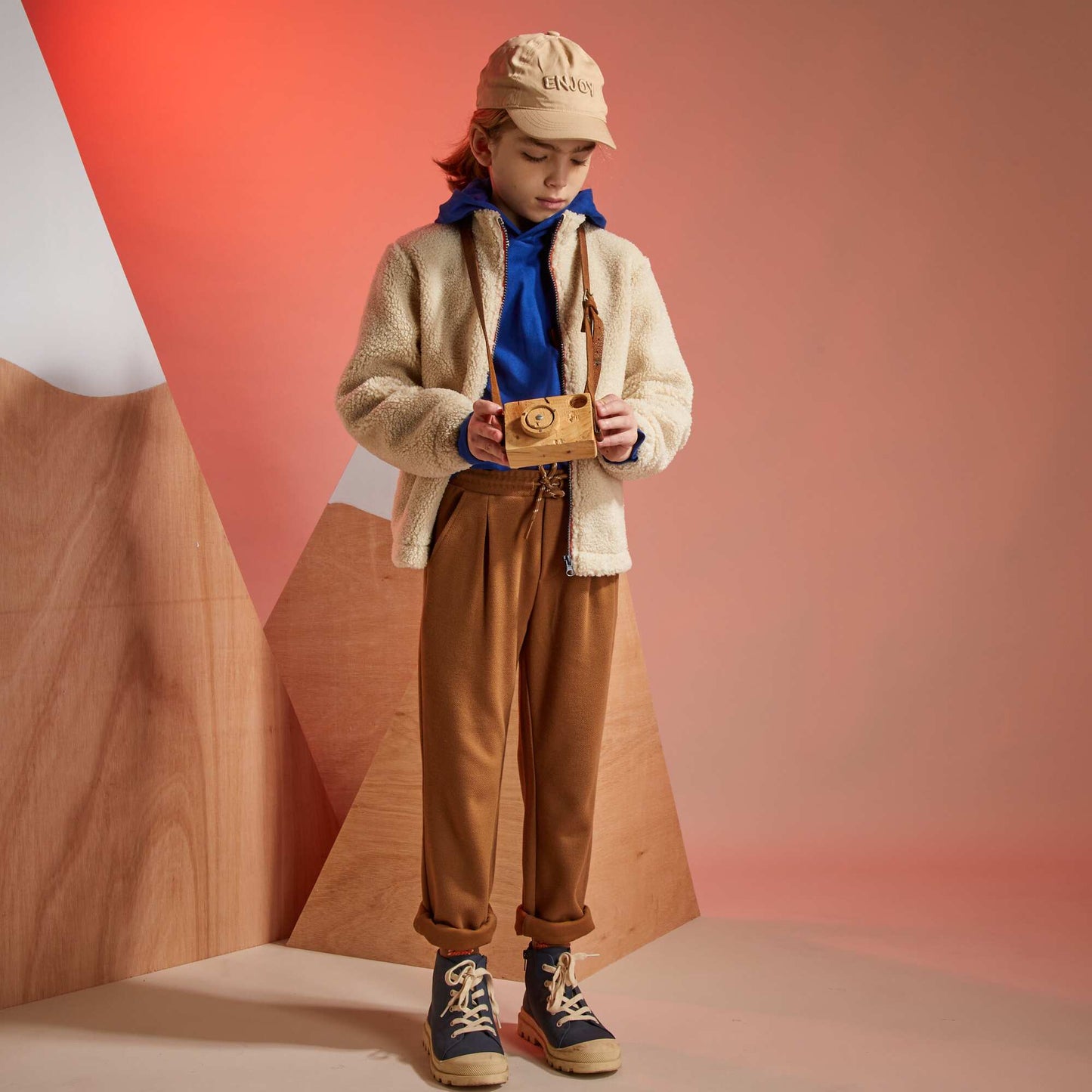 Sweat en sherpa Blanc