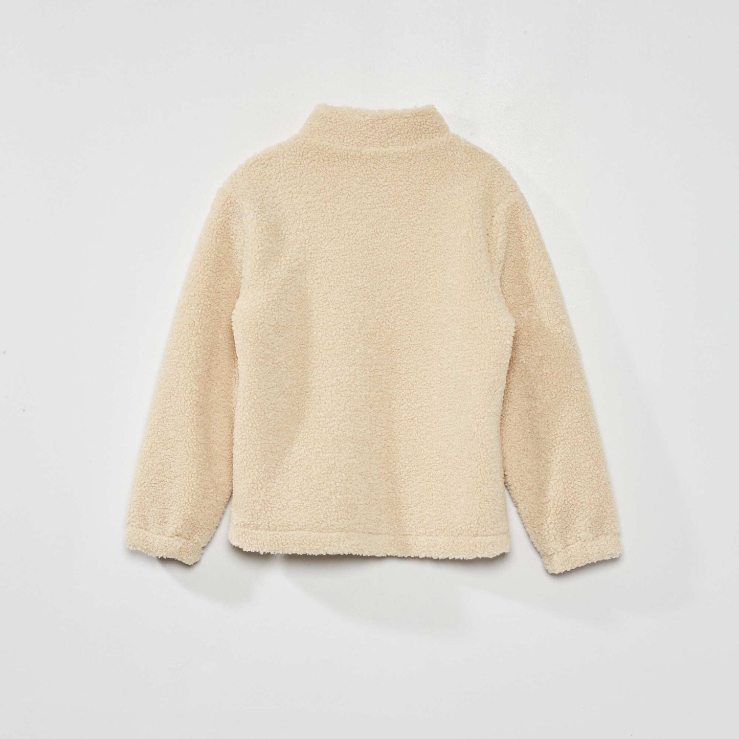 Sweat en sherpa Blanc