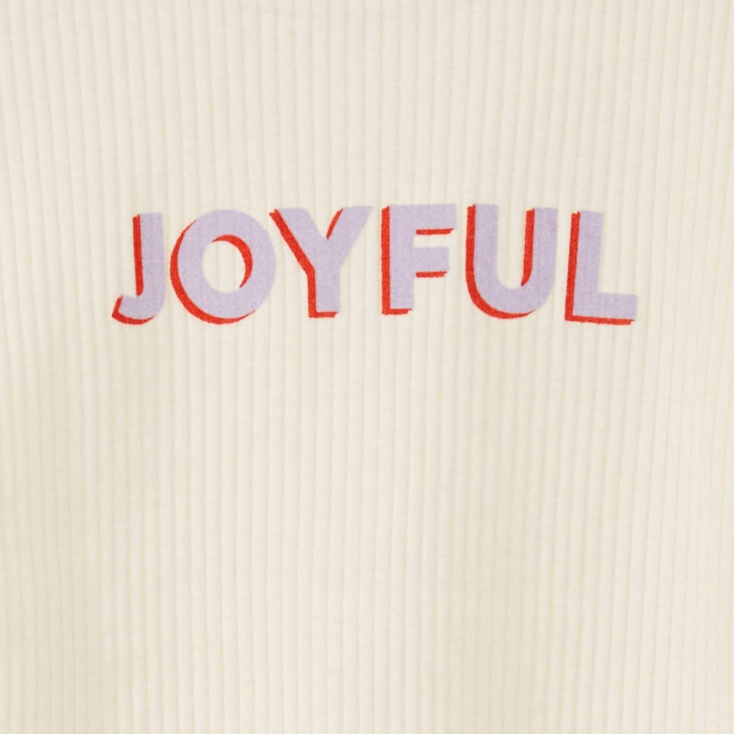 T-shirt en maille c tel e Beige