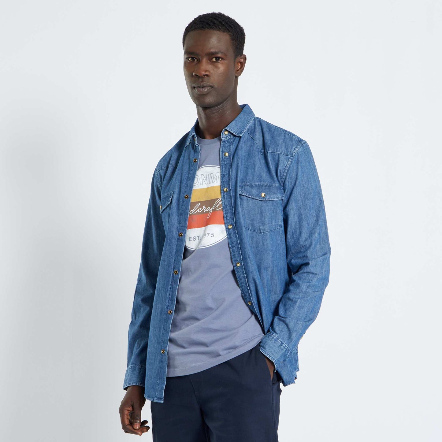 Chemise en jean regular Stone