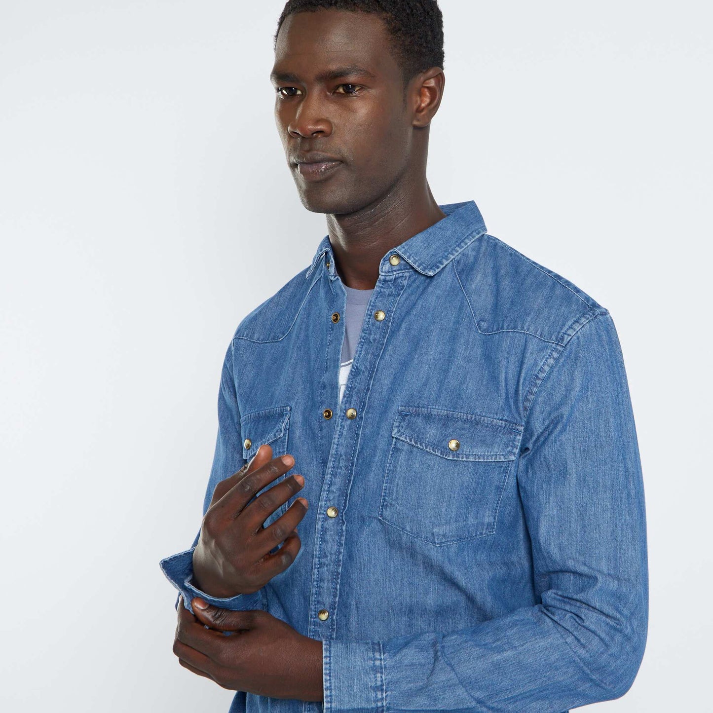 Chemise en jean regular Stone