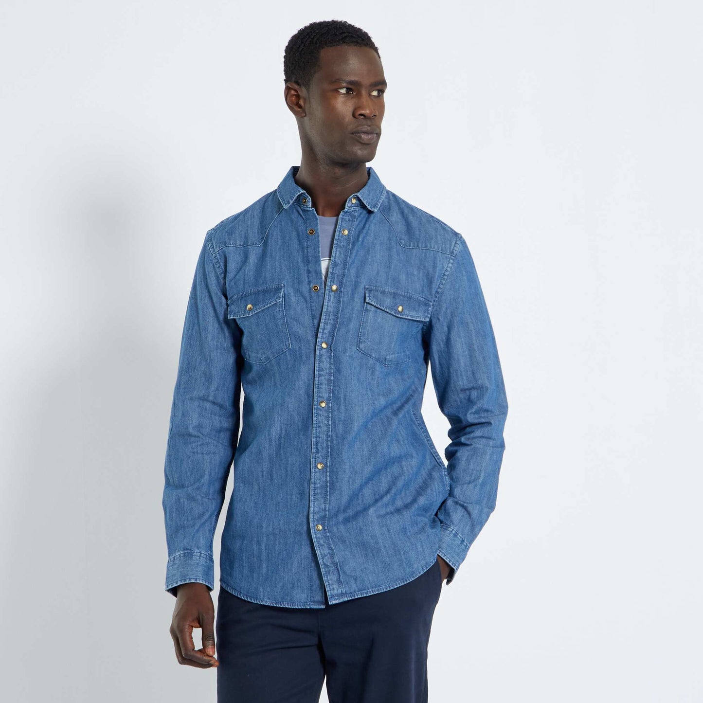 Chemise en jean regular Stone