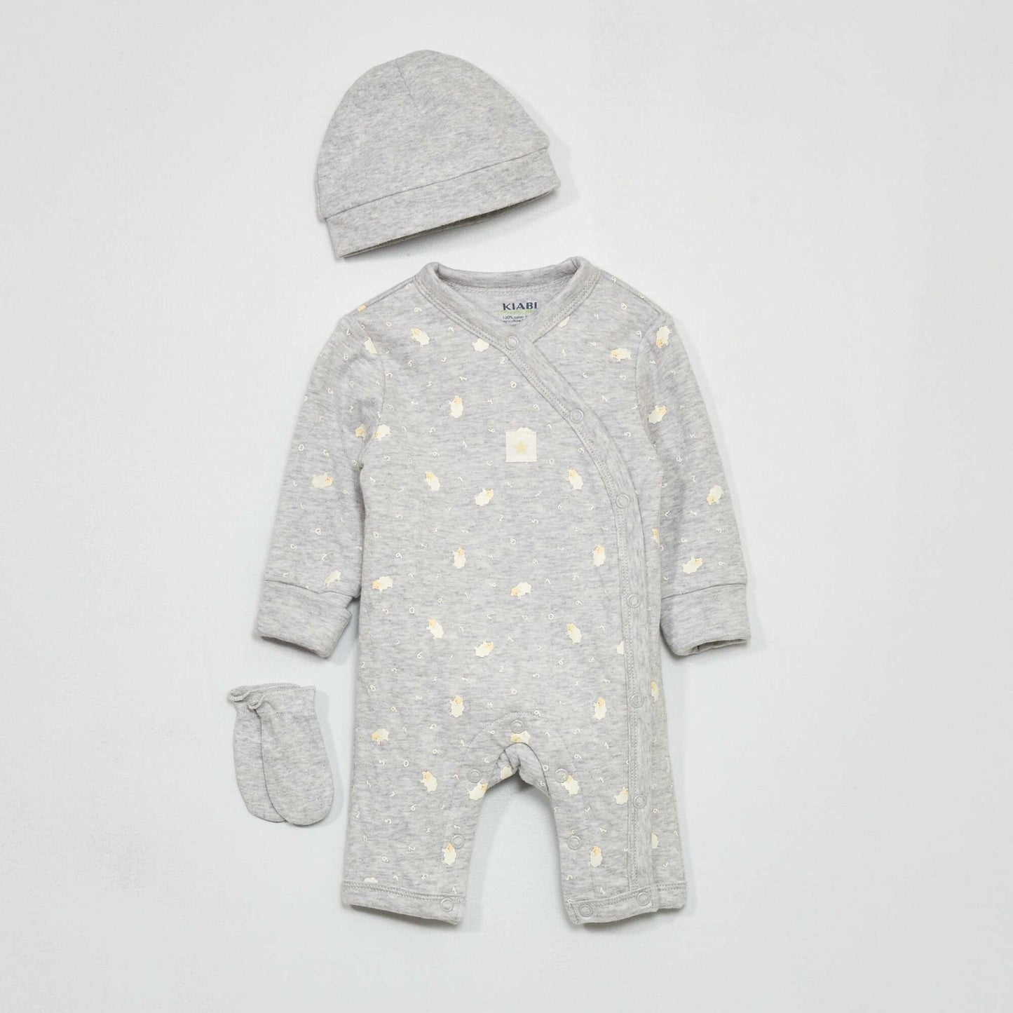 Ensemble en jersey - 3 pi ces Gris