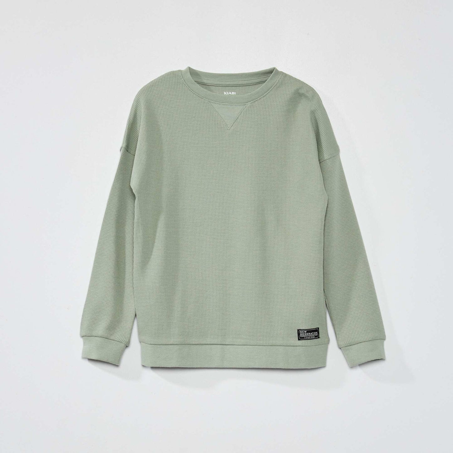 Pull nid d'abeilles Noir