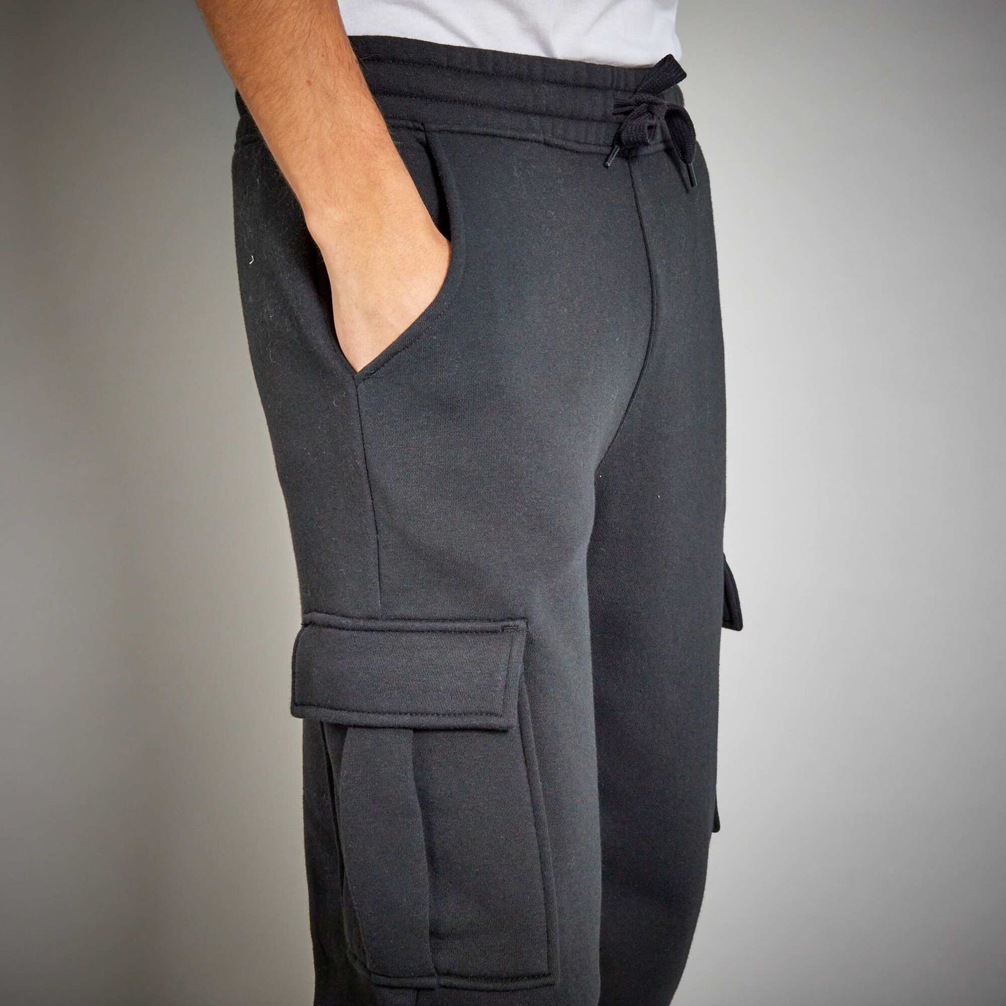 Pantalon de jogging en molleton noir