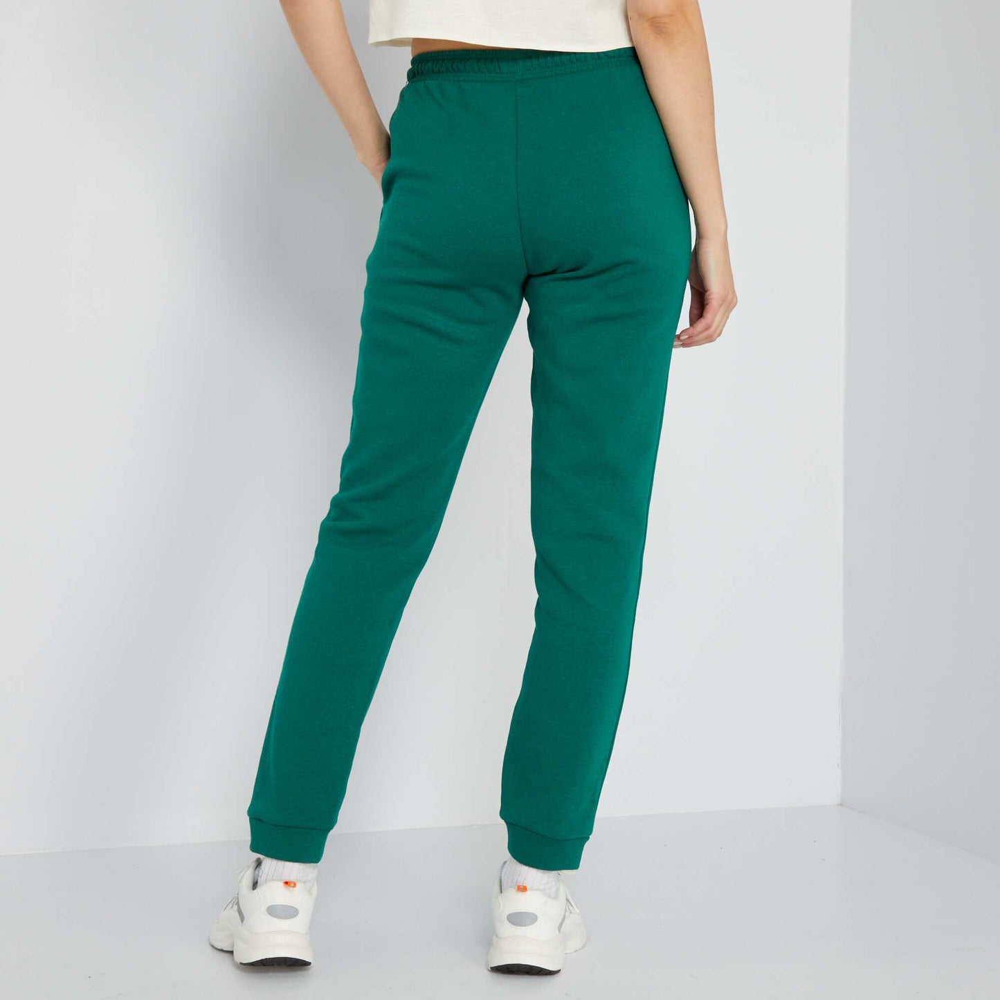 Jogging uni en molleton Vert