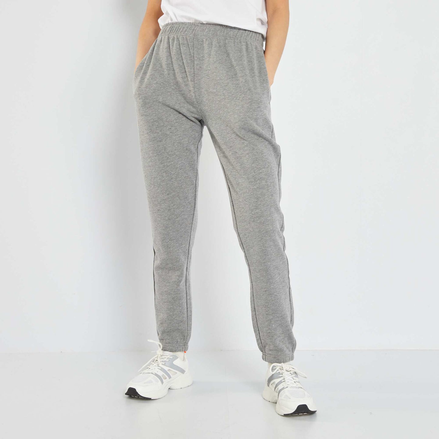 Jogging en molleton Gris fonc