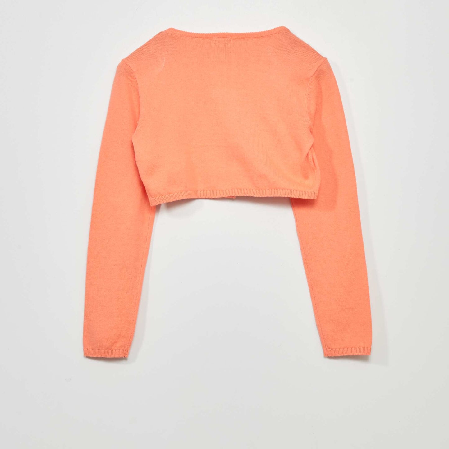 Gilet en maille unie Orange