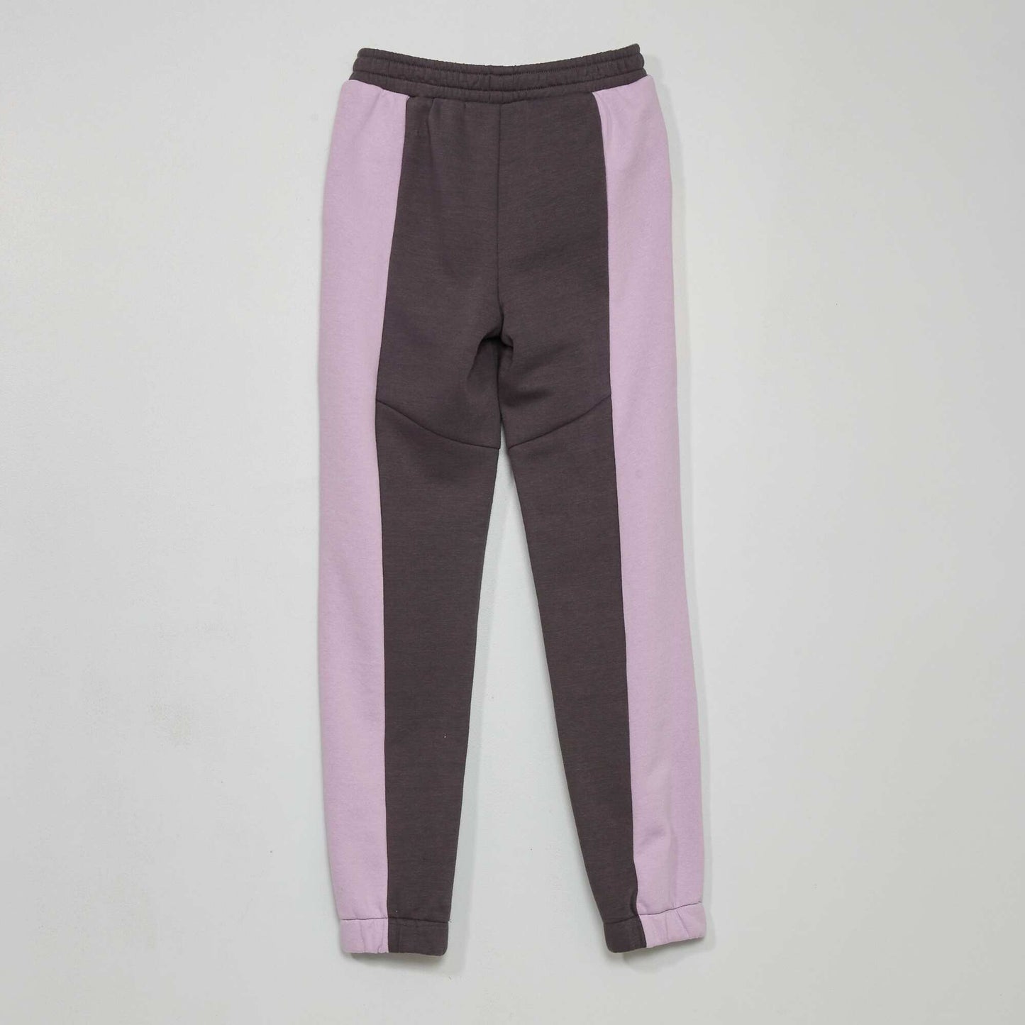 Pantalon jogging colorblock Gris/violet/rose
