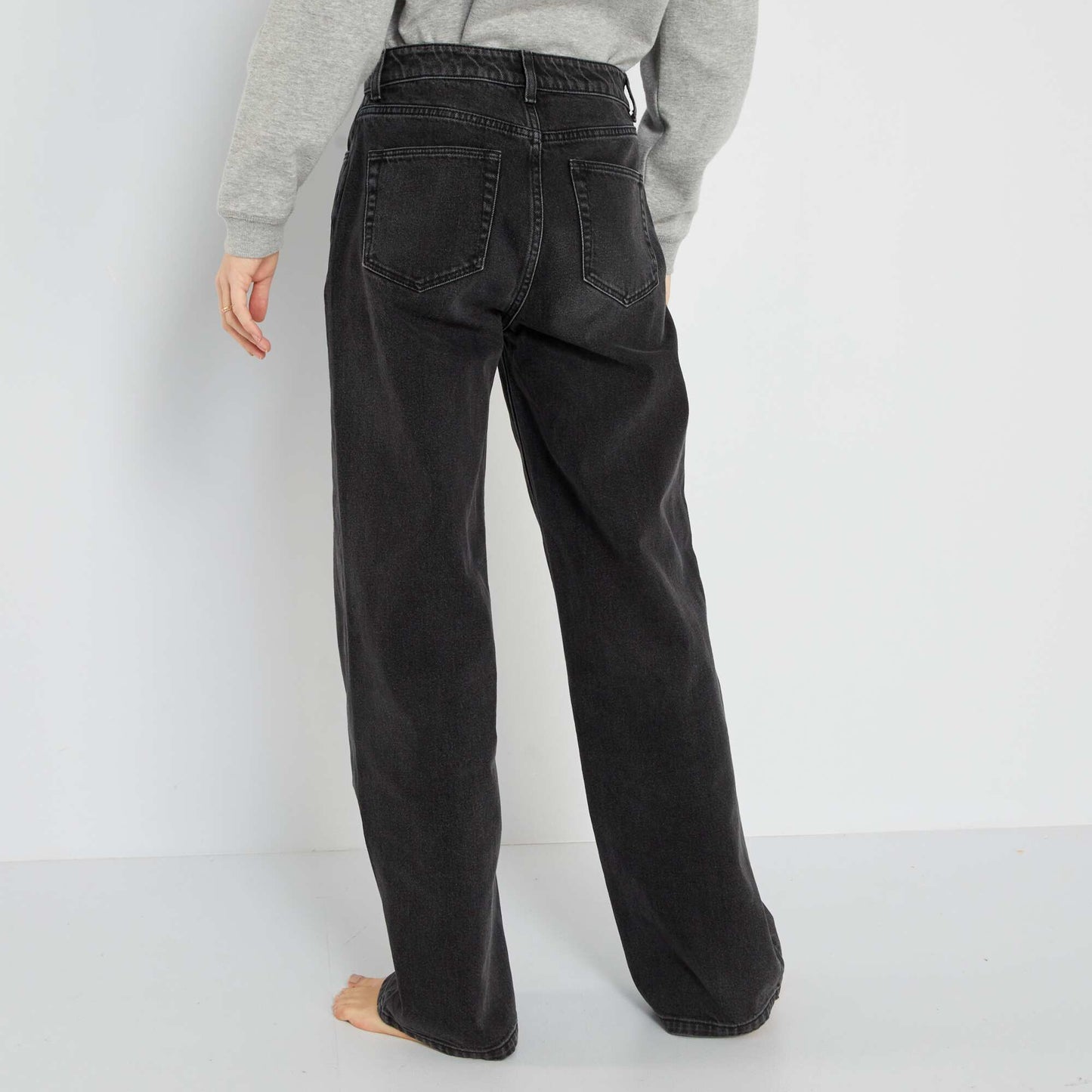 Jean wide leg - L30 Noir