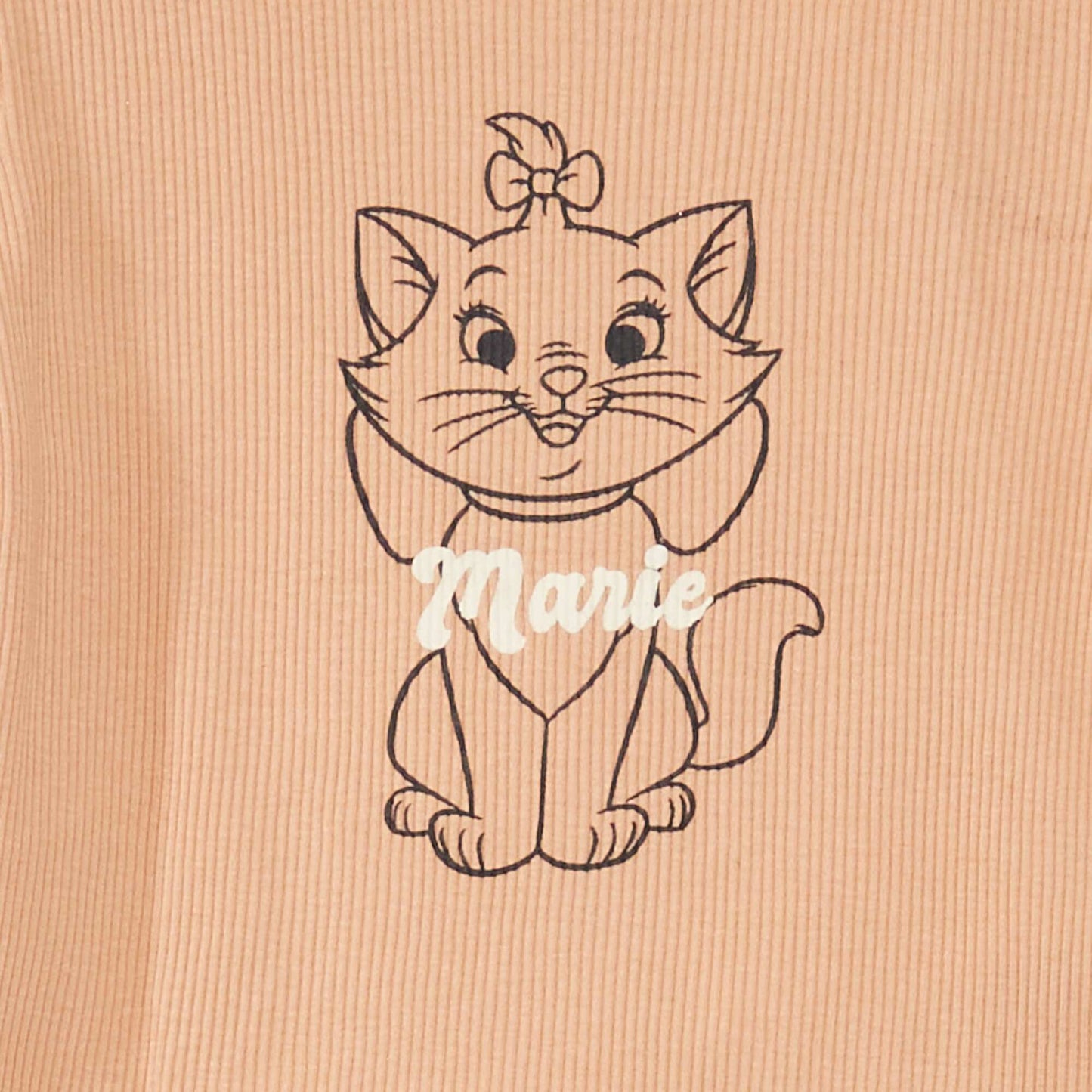 Tee-shirt c tel 'Marie' Vieux rose