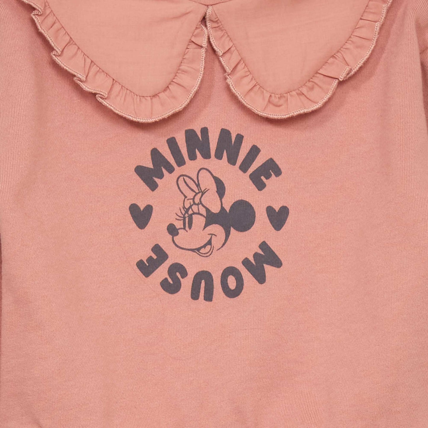 Sweat col claudine 'Minnie' Vieux rose