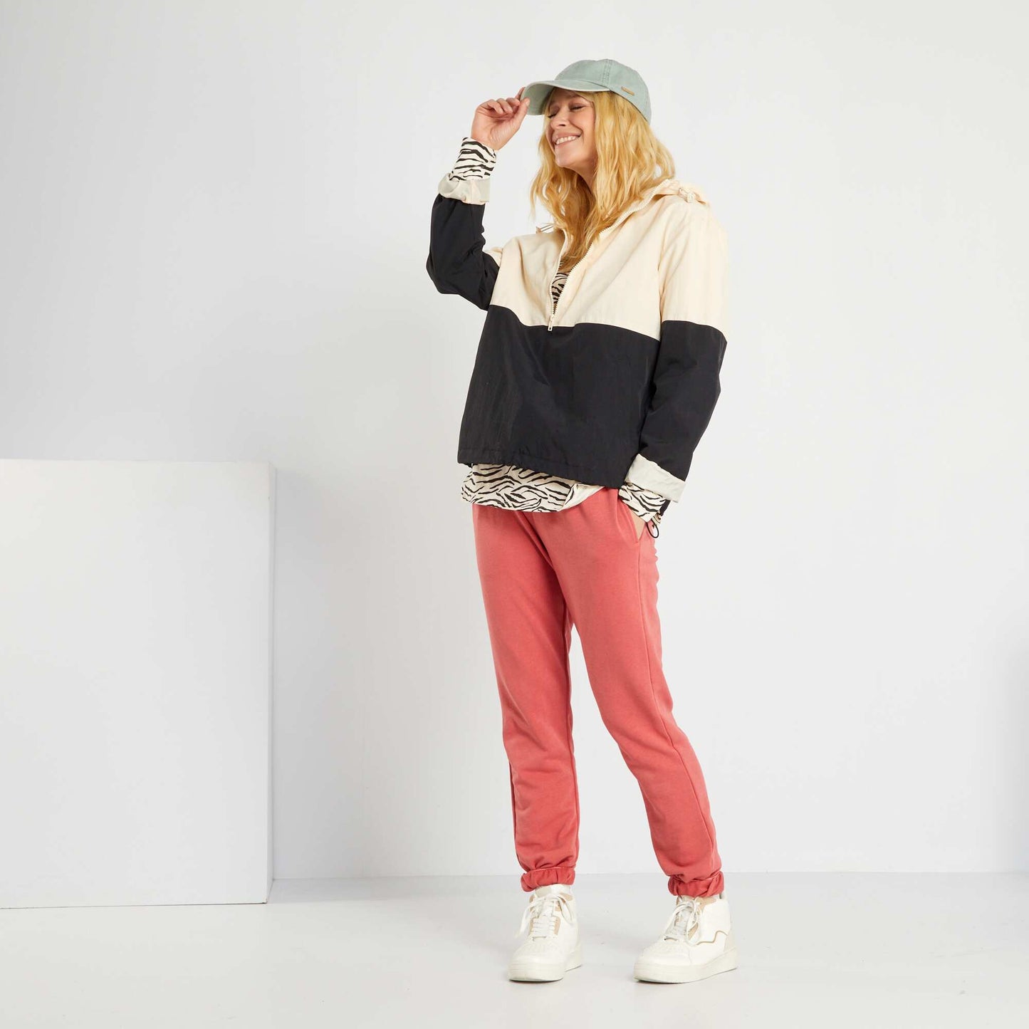 Pantalon de jogging en molleton l ger Rouge