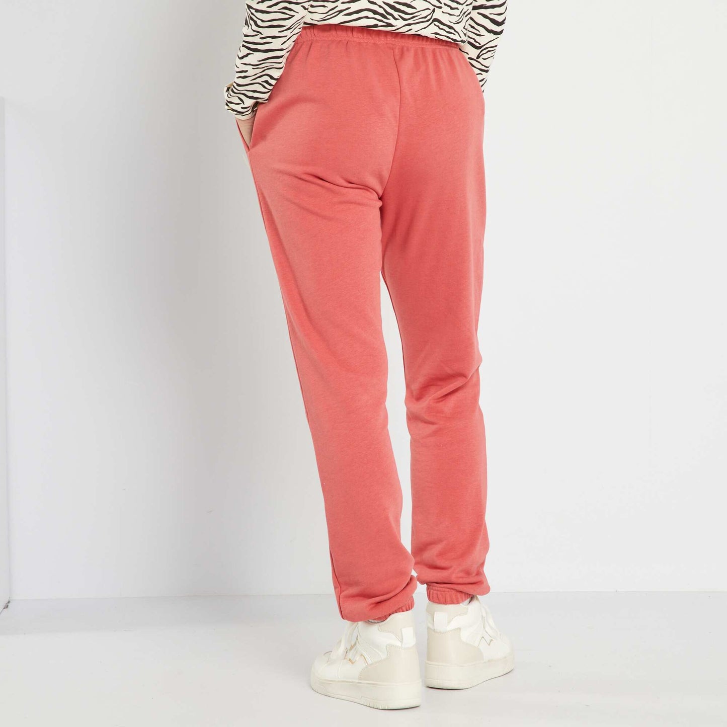 Pantalon de jogging en molleton l ger Rouge