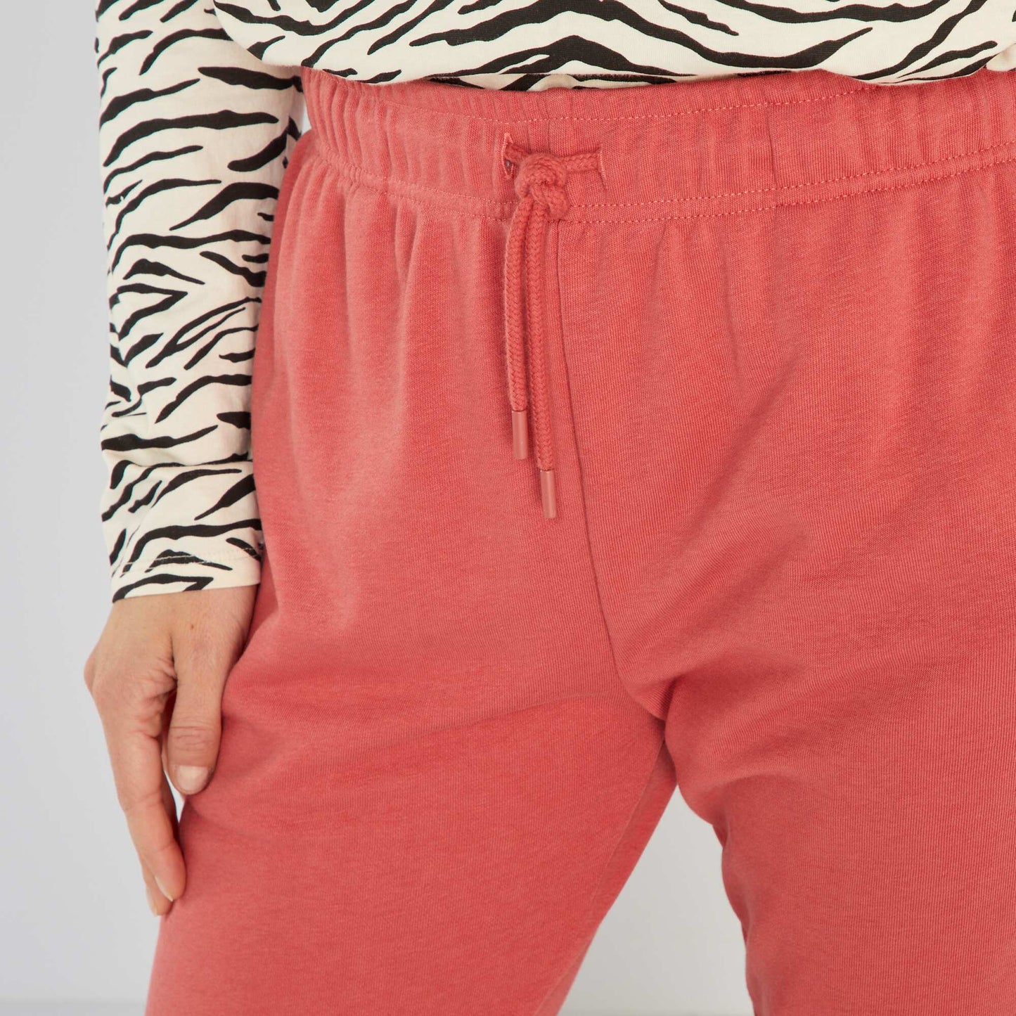 Pantalon de jogging en molleton l ger Rouge