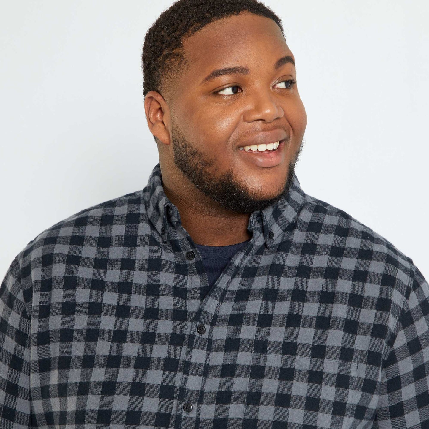 Chemise en flanelle Gris