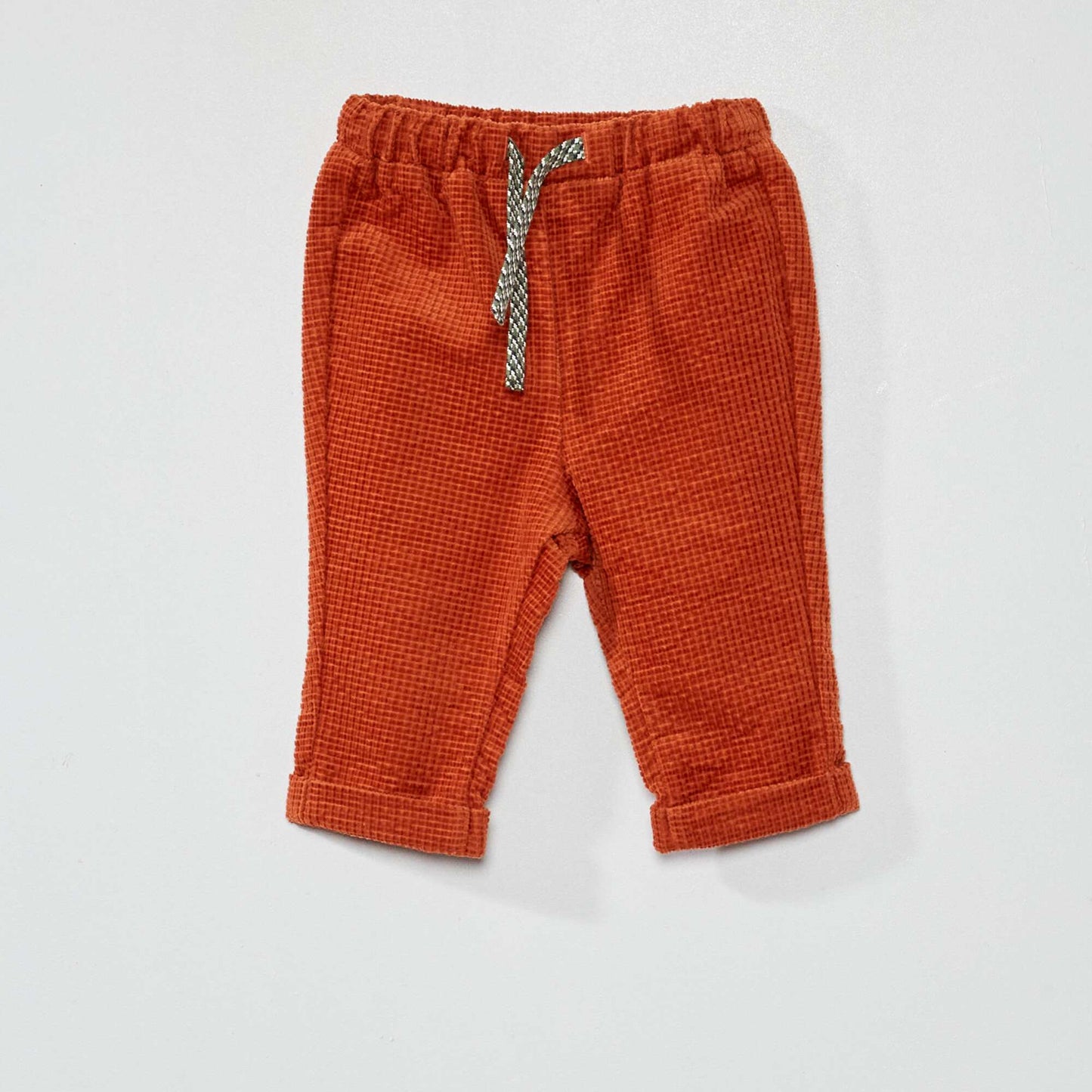Ensemble en molleton - Sweat + pantalon Blanc/marron
